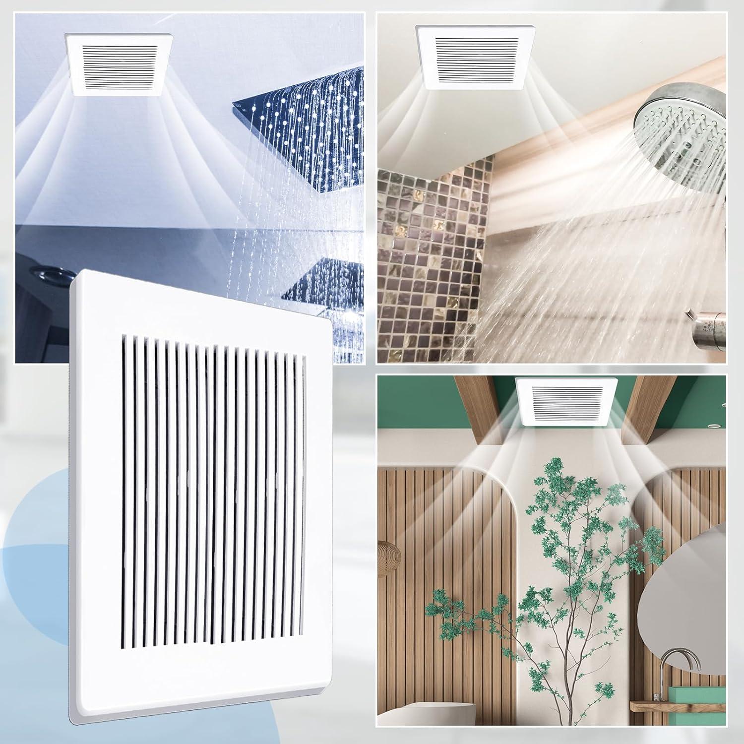 Cubierta de Ventilador de Extractor Baño Baquler 28x28 cm - 2 Pcs