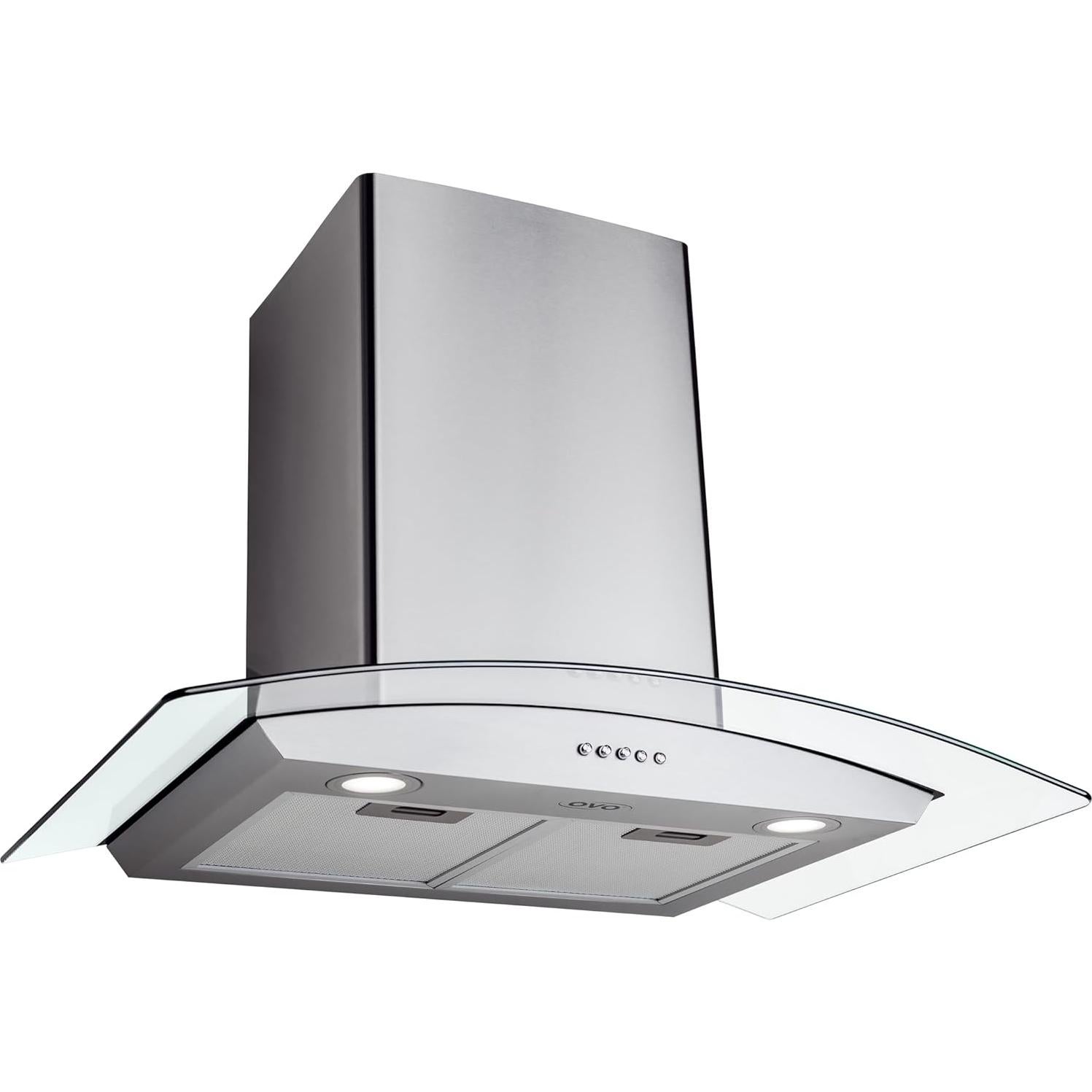 Campana de Cocina OVO OV-2004 30" Acero Inoxidable 450 CFM