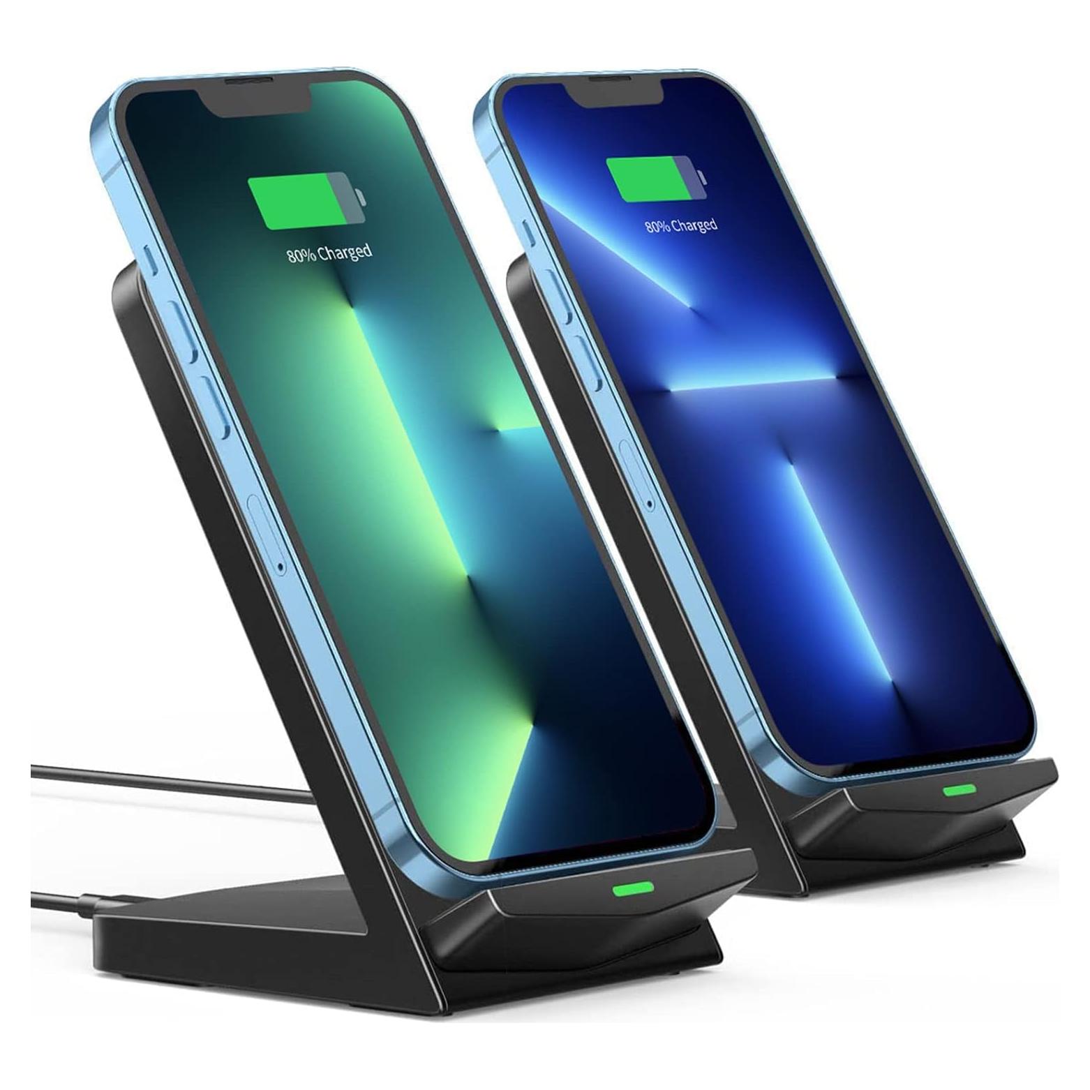 Cargador Inalámbrico Rápido 15W GIZNCHA - 2 Paquetes