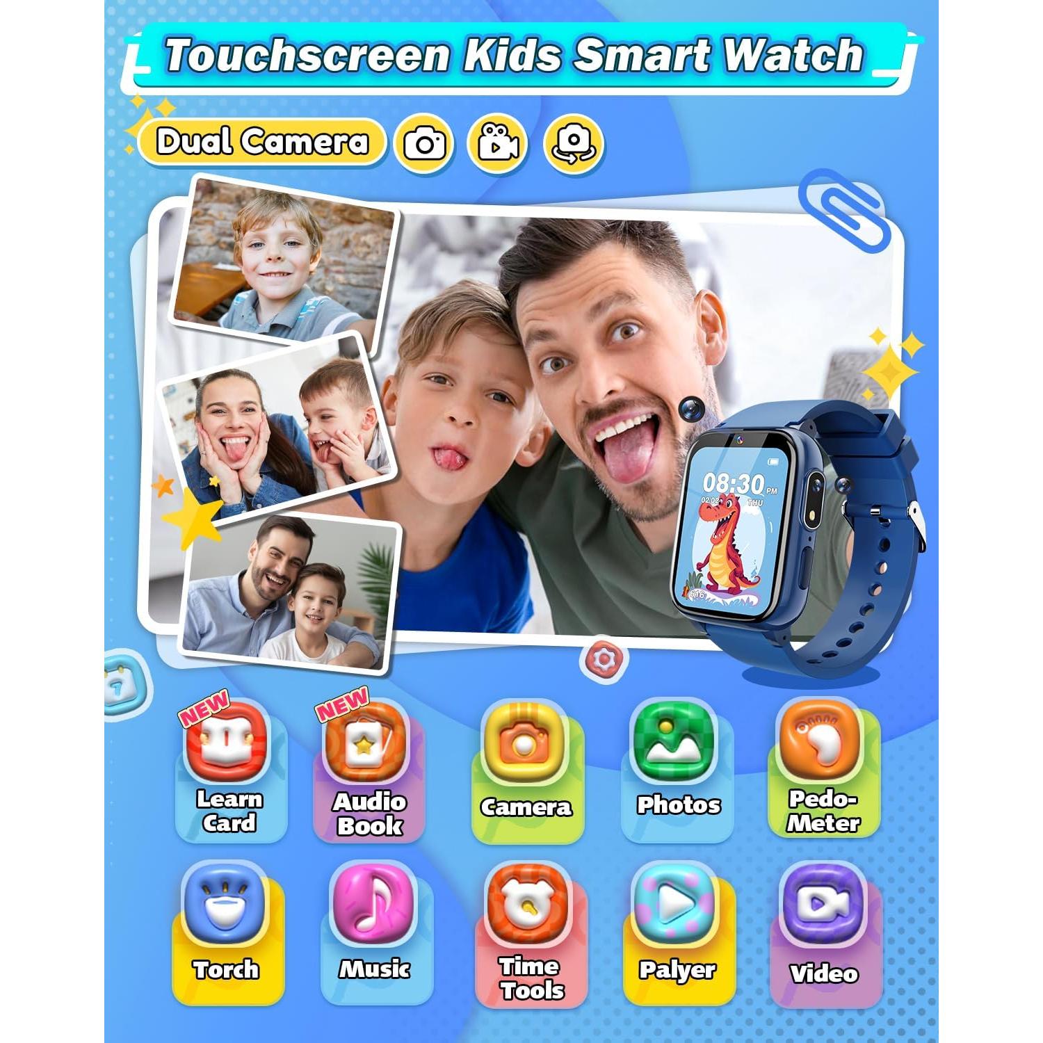 Reloj Inteligente para Niños Sueseip D11 Azul con Pantalla Táctil