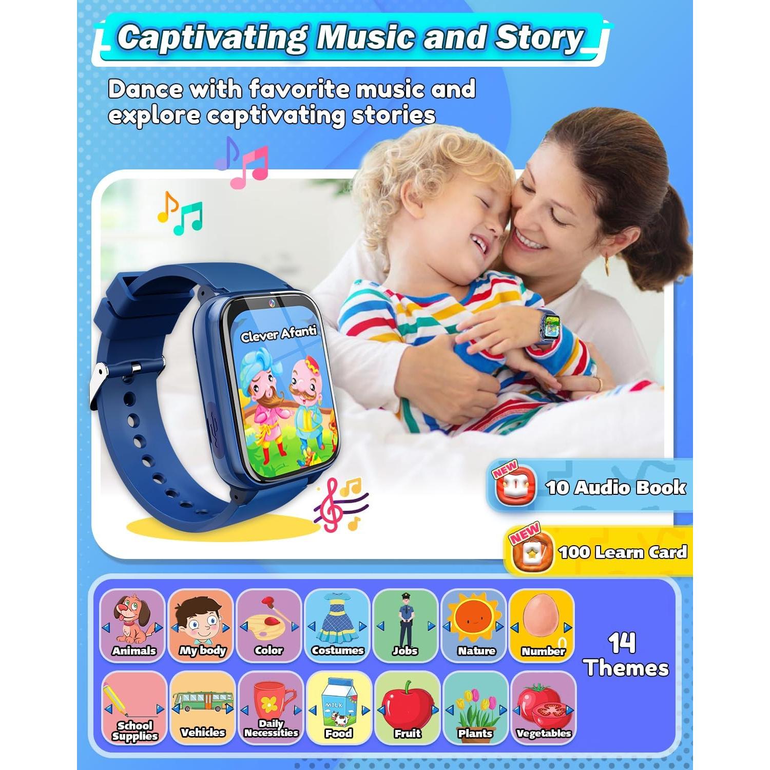 Reloj Inteligente para Niños Sueseip D11 Azul con Pantalla Táctil