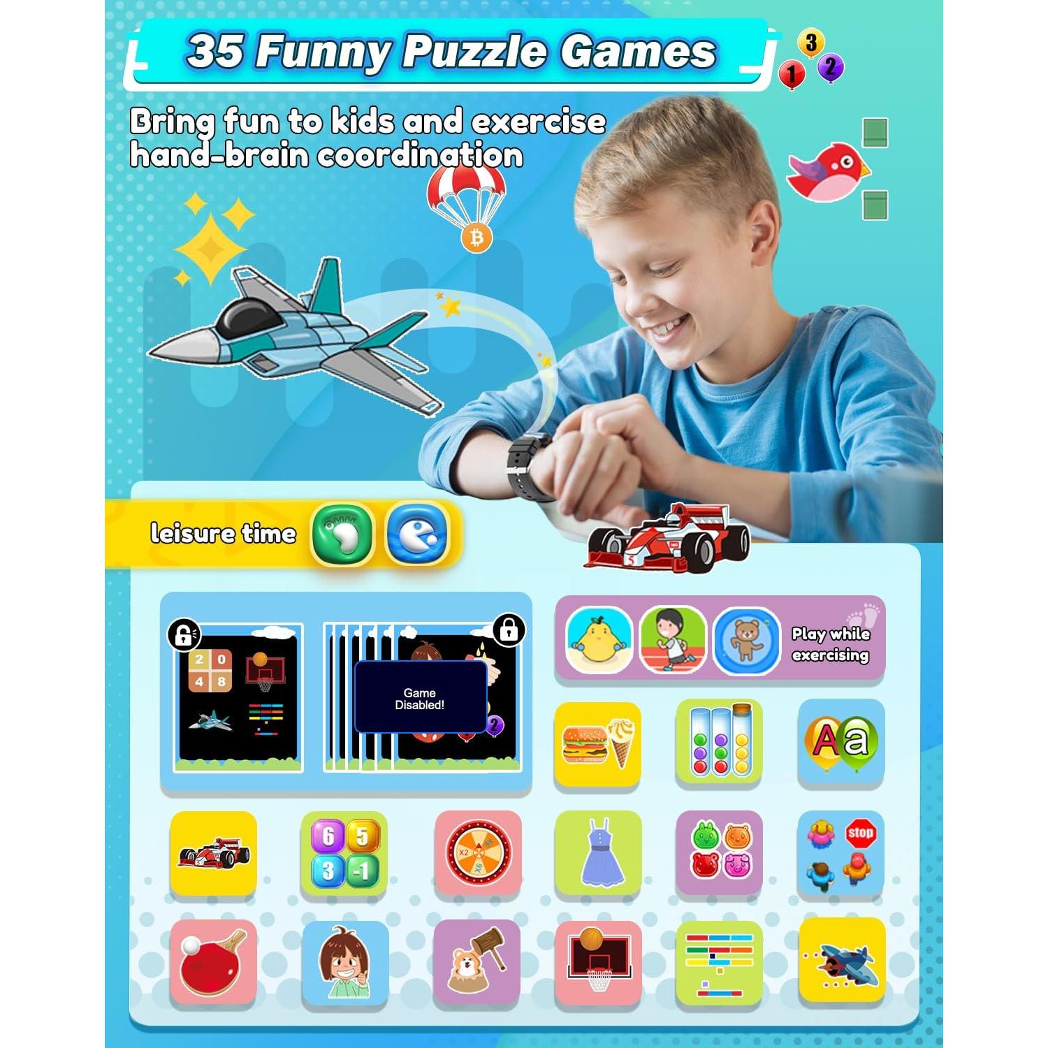 Reloj Inteligente para Niños Sueseip D11 Azul con Pantalla Táctil