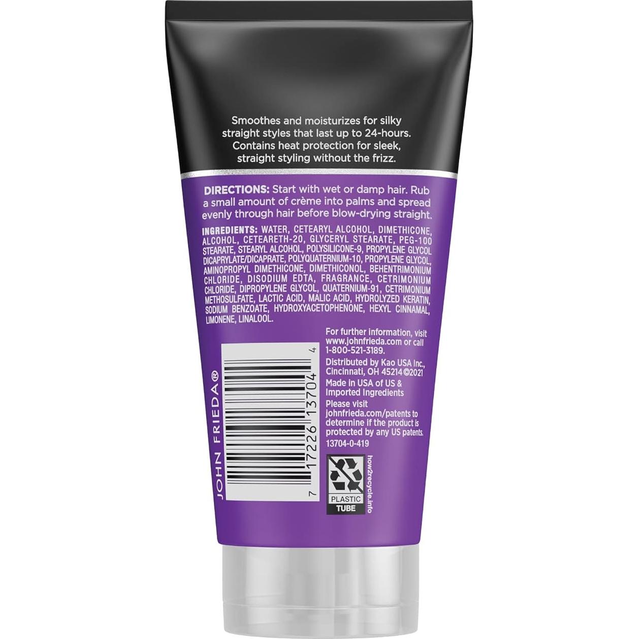 Crema Alisadora John Frieda Frizz Ease 142g - Sin Frizz