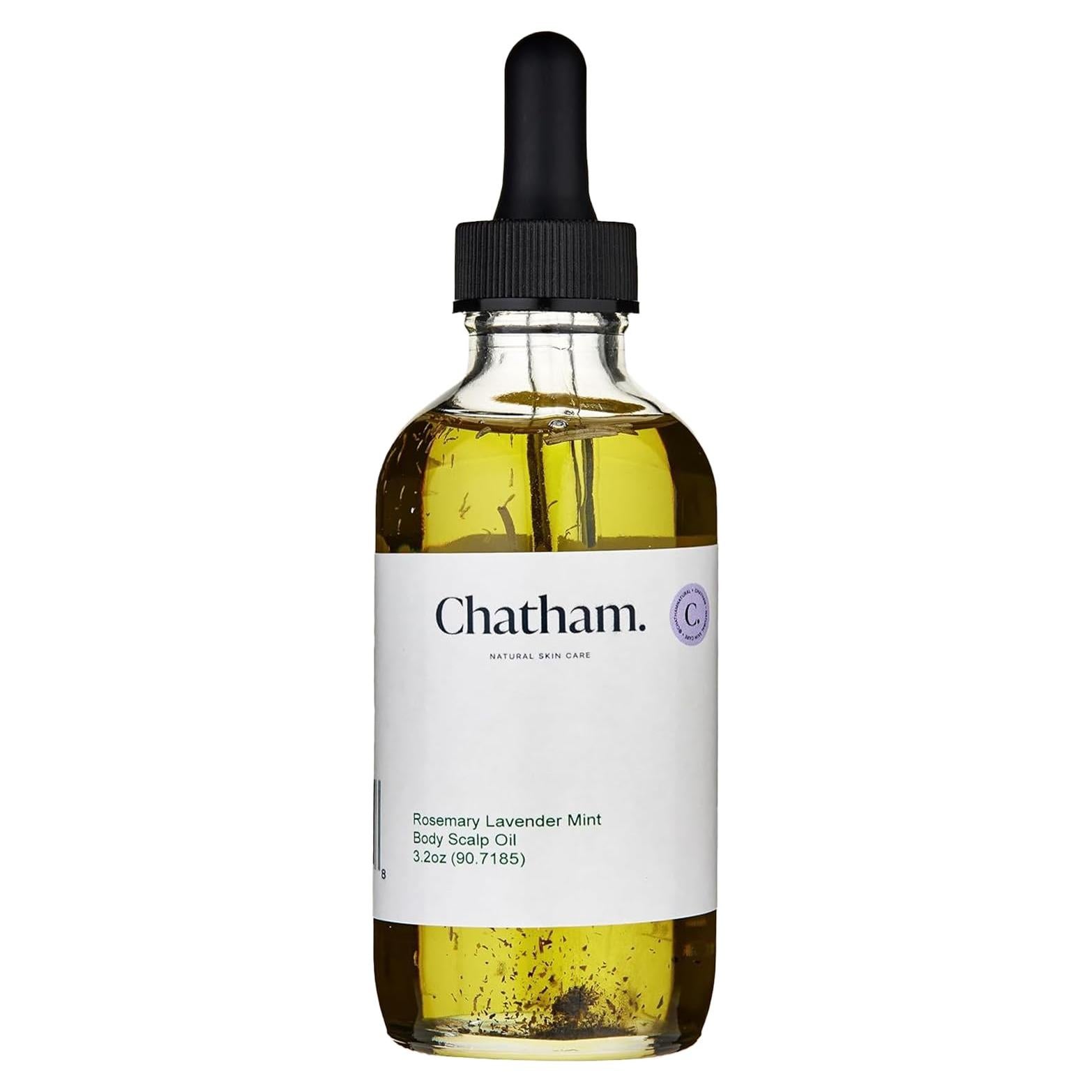 Aceite Corporal y Cuero Cabelludo Chatham 90.7ml Romero Lavanda Menta