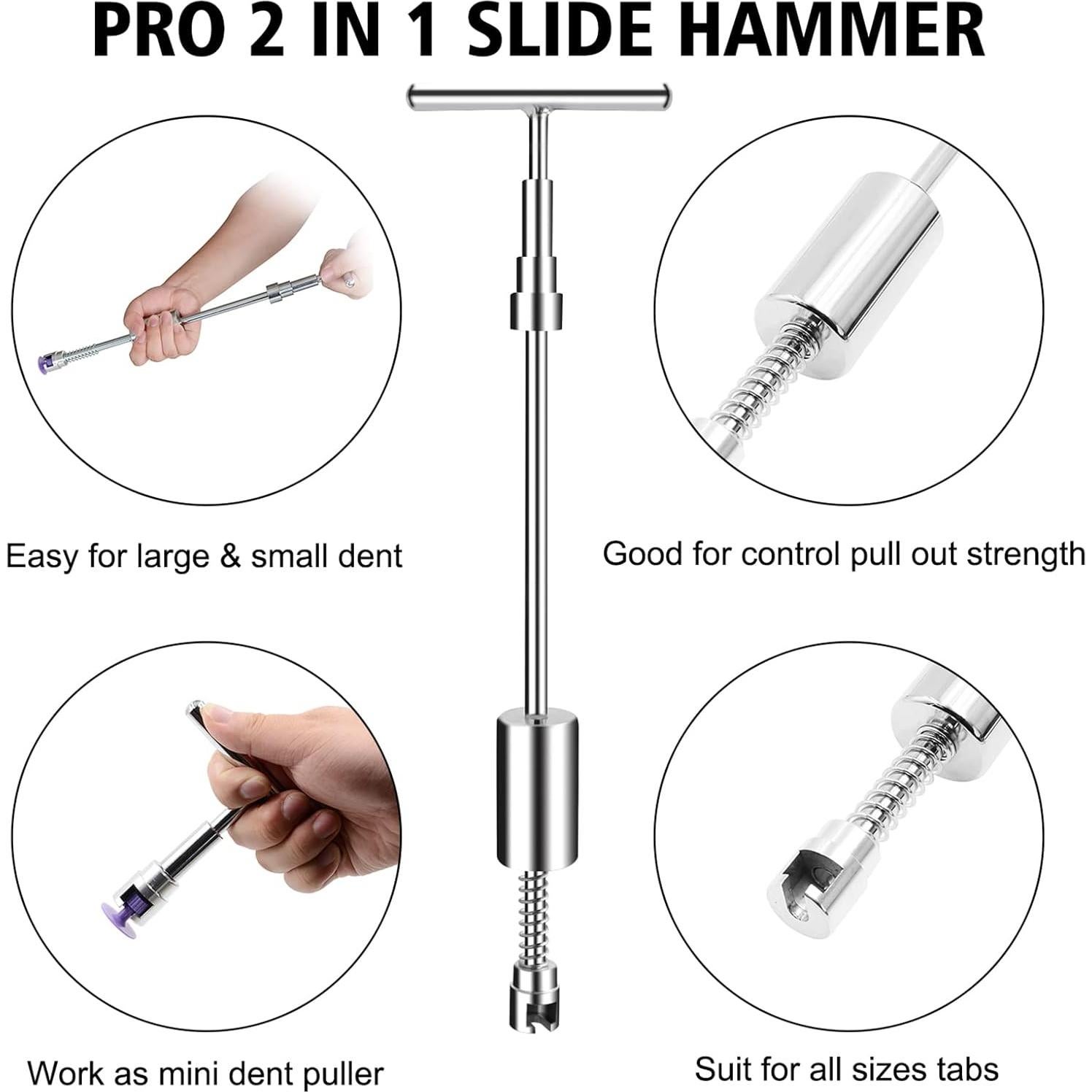 Kit de Reparación de Abolladuras BlueFire 58 Piezas