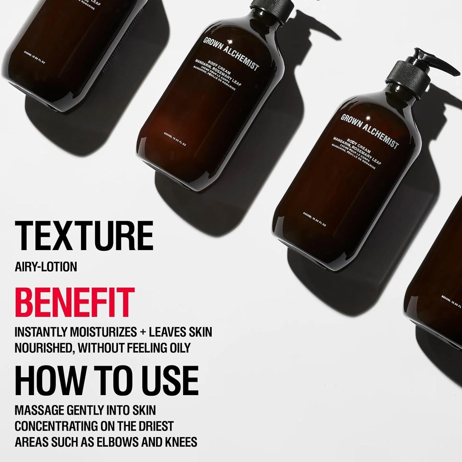 Crema Corporal Grown Alchemist 500ml - Mandarina y Romero