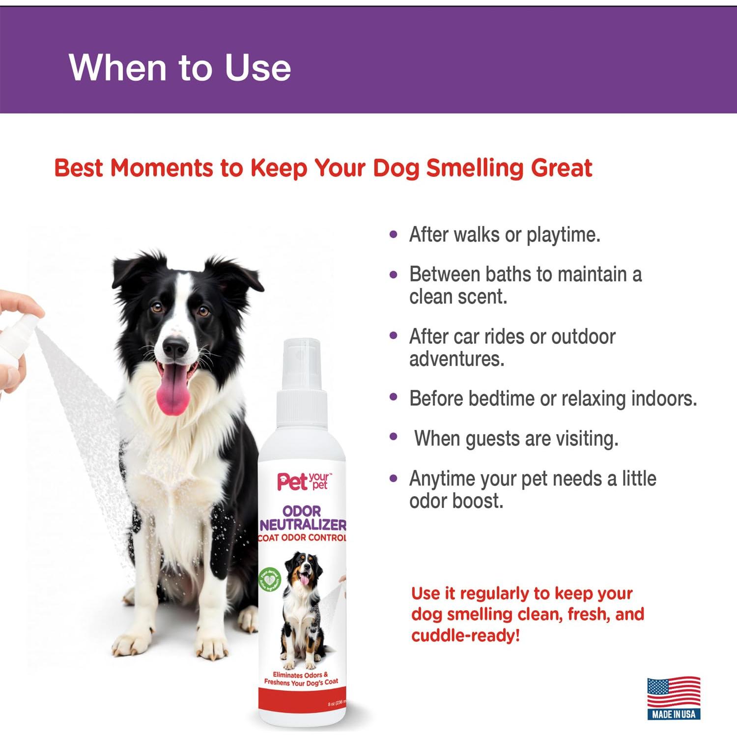 Spray Neutralizador de Olores para Perros Kinross 118 ml