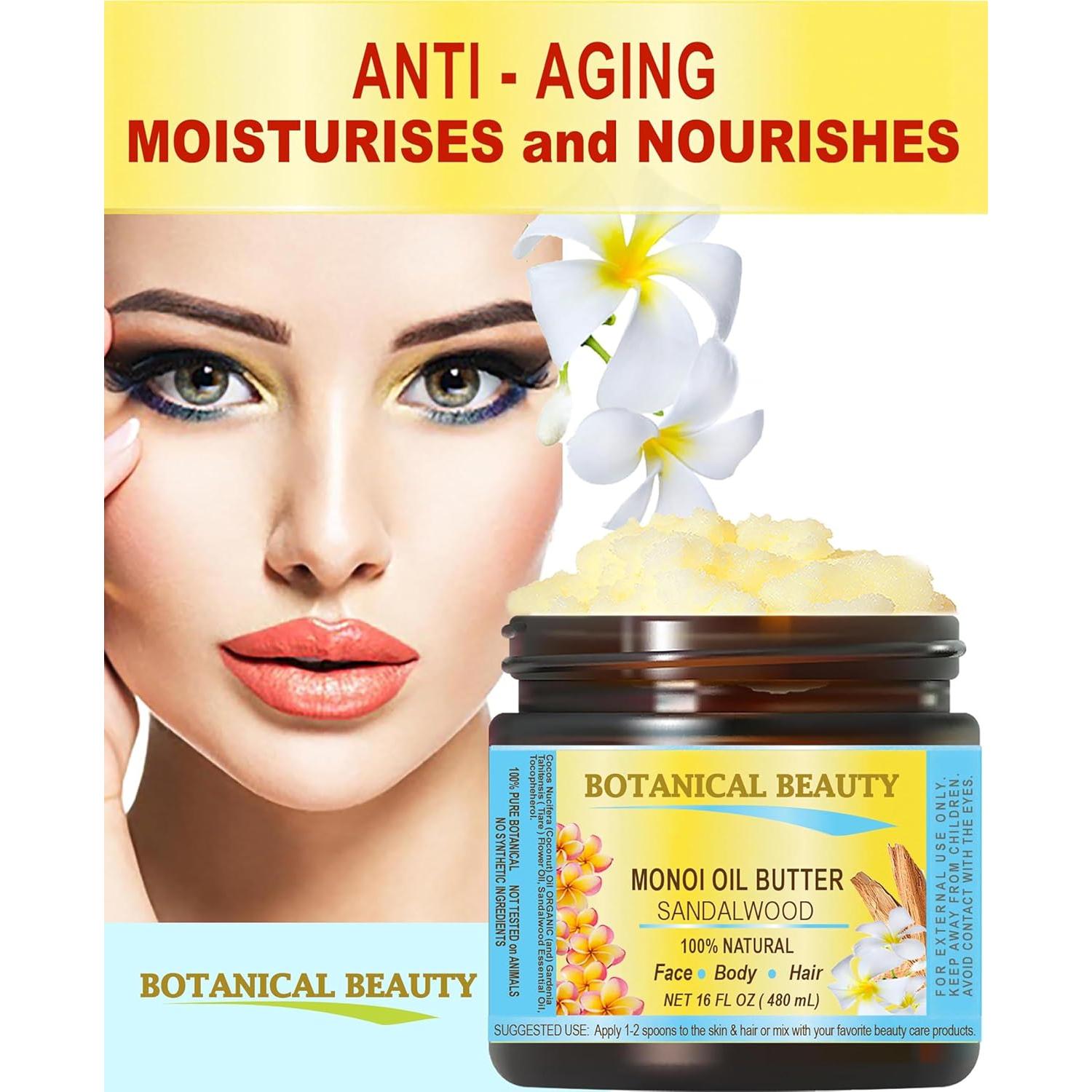 Mantequilla de Monoi Sándalo Virgen 118 ml Belleza Botánica