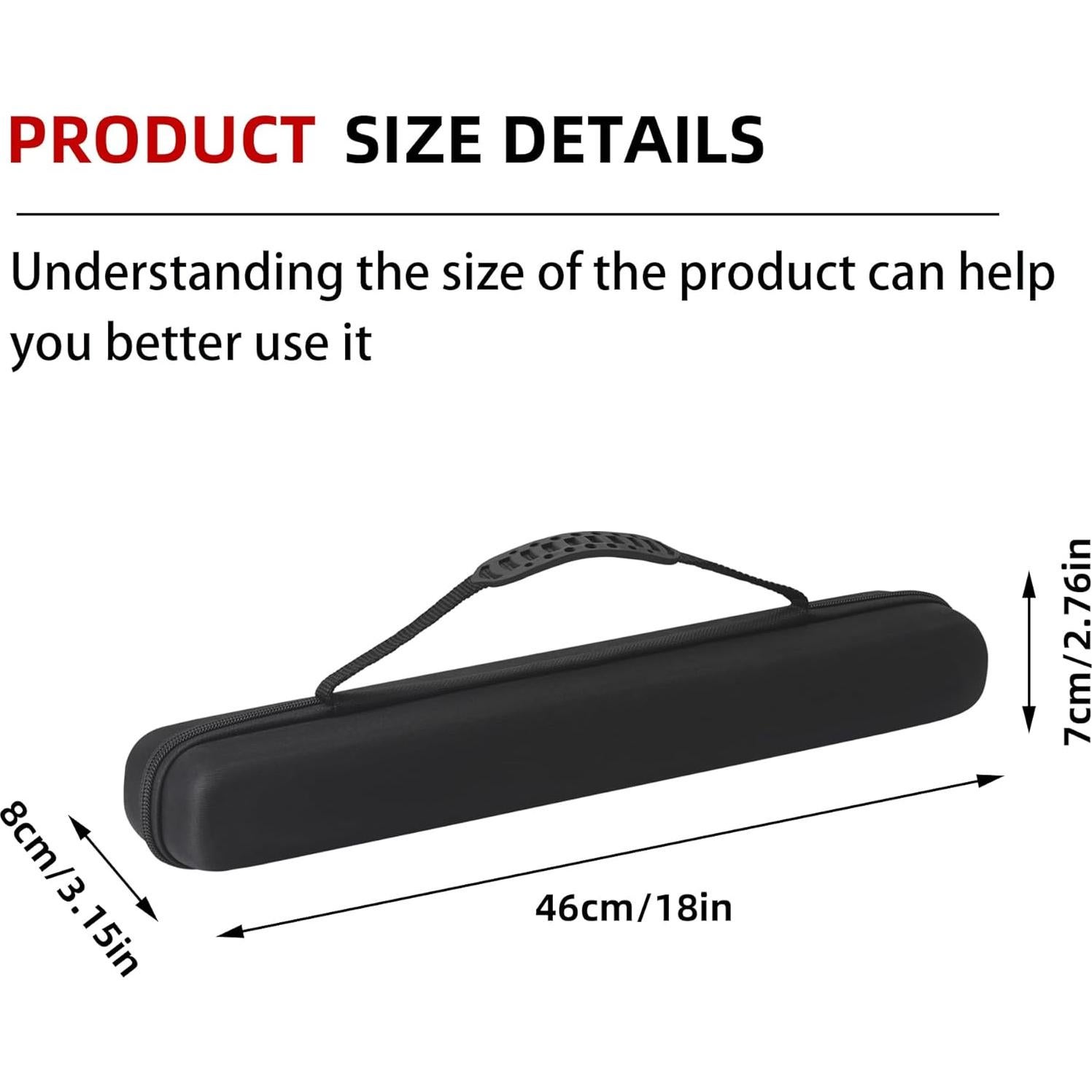 Funda de Sables de Luz BRAPPO para Niños - Negro - 43.9 cm