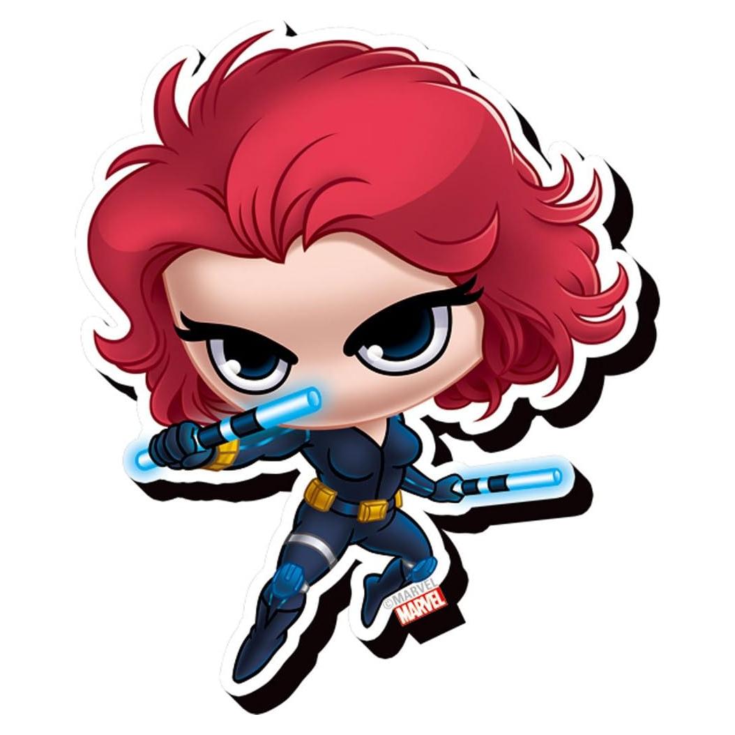 Imán Viuda Negra Chibi AQUARIUS 6.35x7.62cm Alta Calidad
