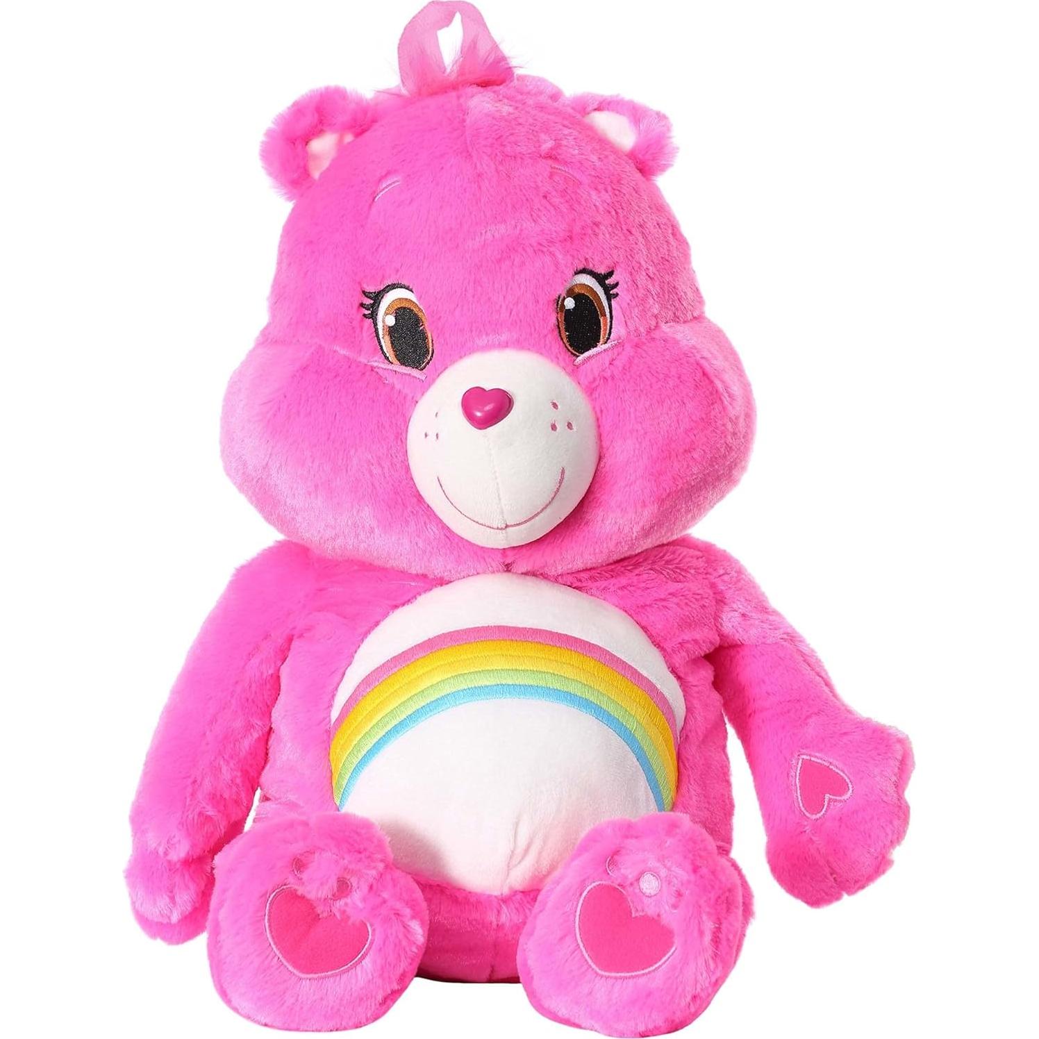 Mochila Cheer Bear Care Bears 50x20 cm Pelaje Sintético