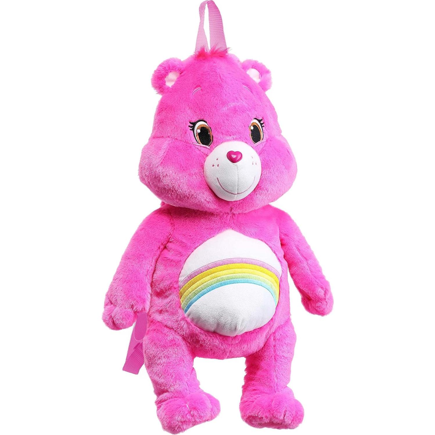 Mochila Cheer Bear Care Bears 50x20 cm Pelaje Sintético