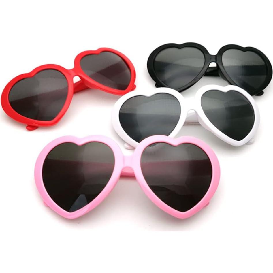 Gafas de Corazón LASPOR con Efecto Arcoíris UV400