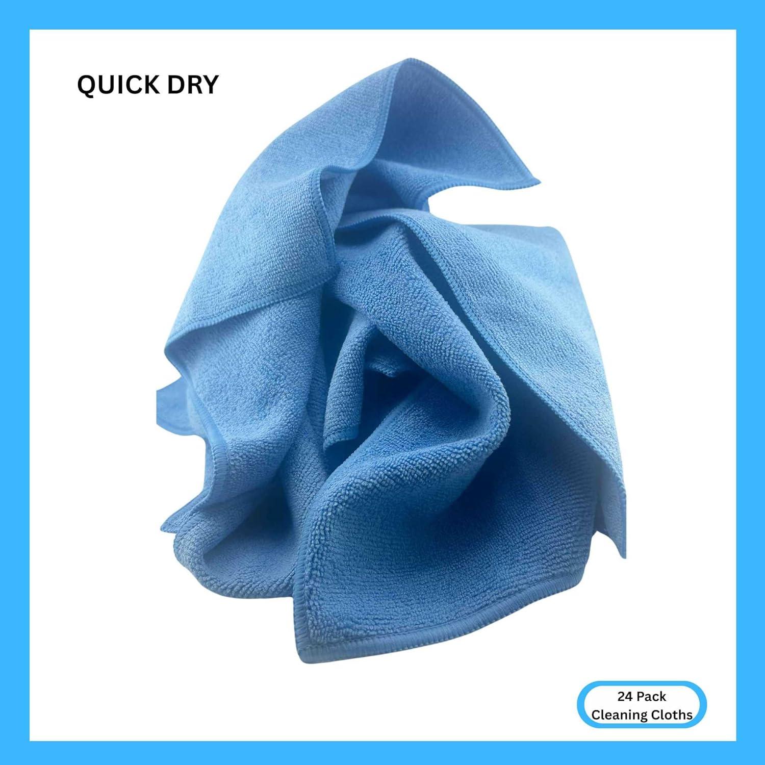 Paño de Microfibra Cleanex 29.21cm x 29.21cm - Paquete de 24