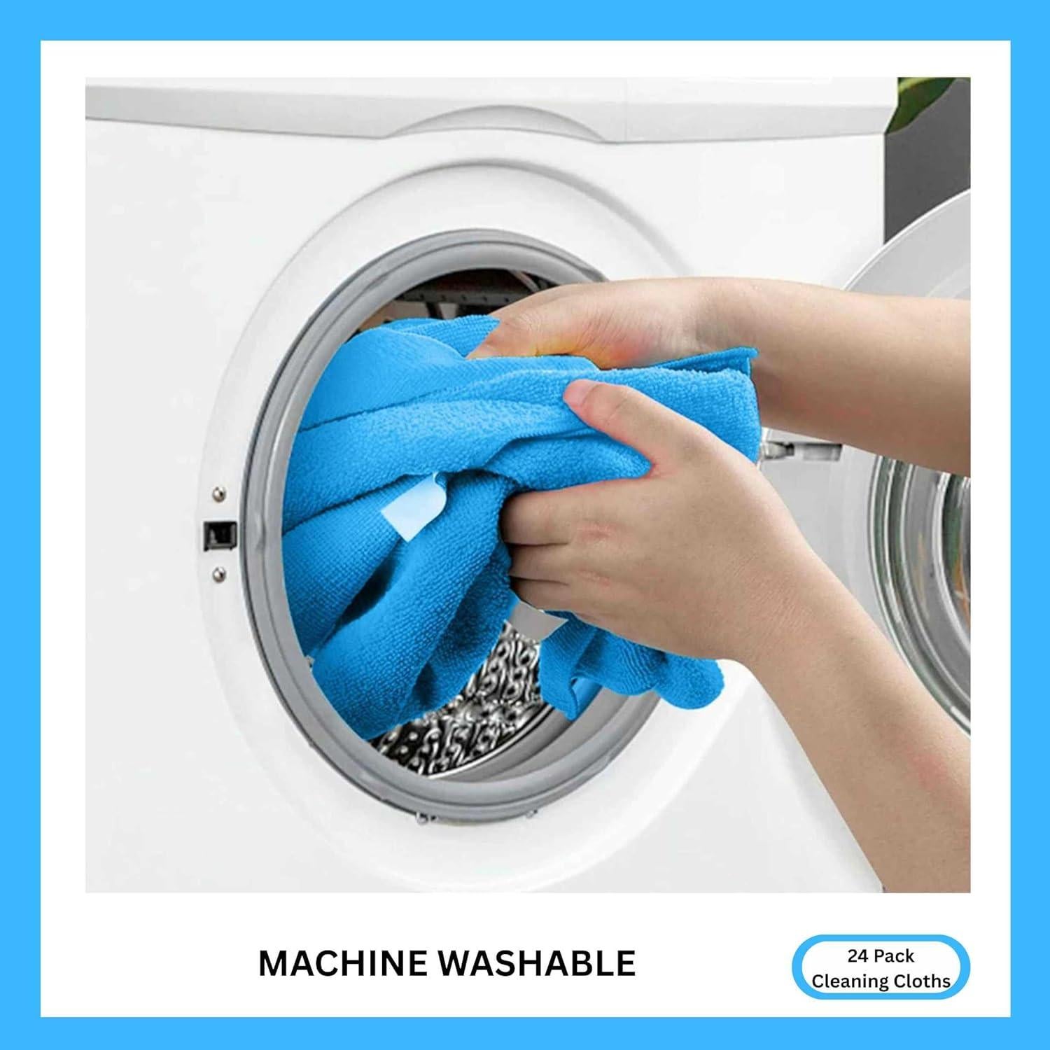 Paño de Microfibra Cleanex 29.21cm x 29.21cm - Paquete de 24