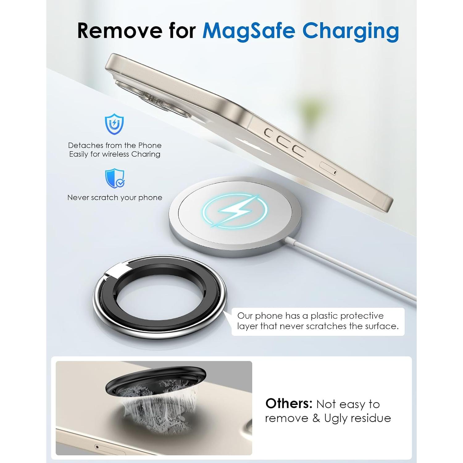 Soporte Anillo Magnético Puretor para Teléfono - Rotación 180°