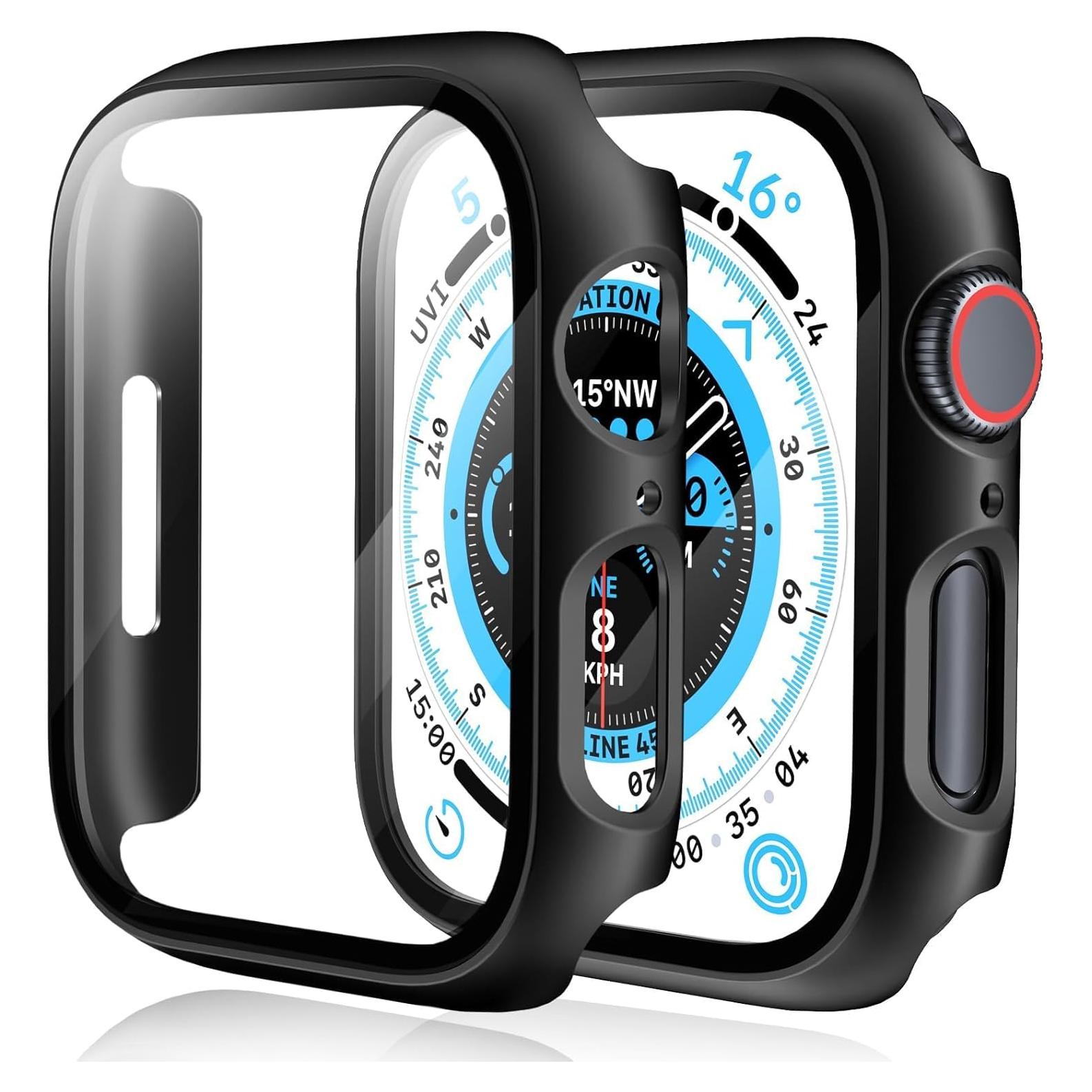 Funda Protectora para Apple Watch 40mm EWUONU con Vidrio Templado