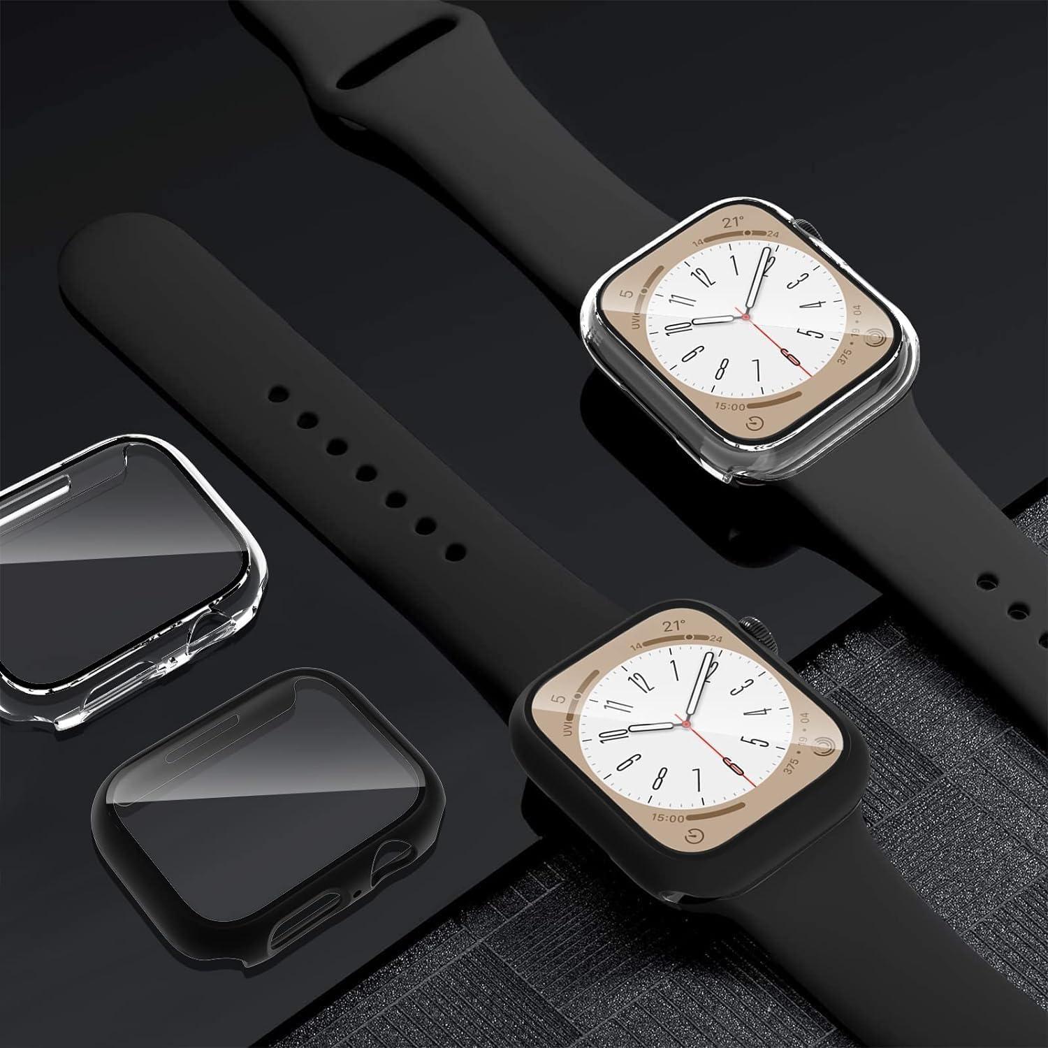 Funda Protectora para Apple Watch 40mm EWUONU con Vidrio Templado