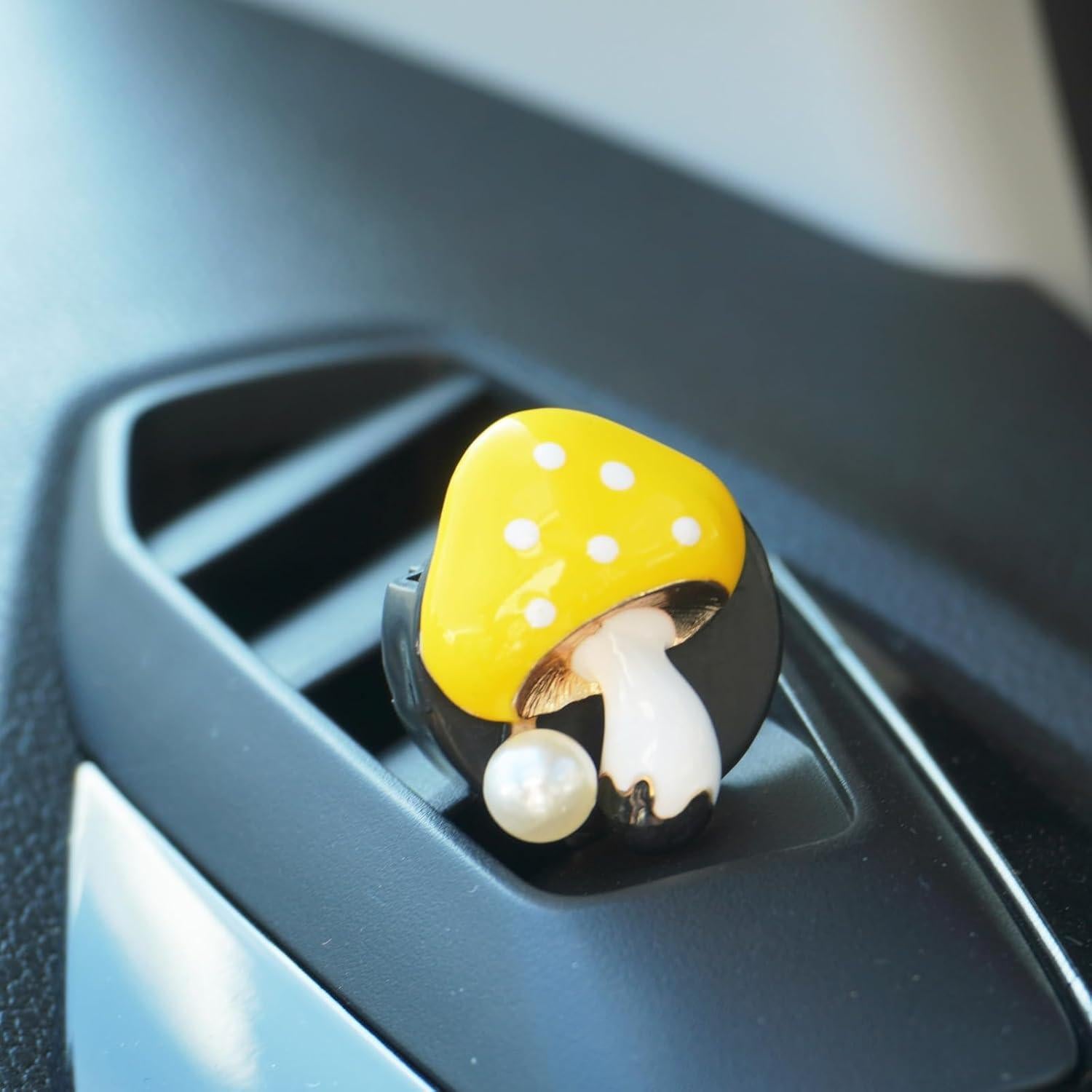 Ambientador de Aire para Auto XPMY Hongo Limón Clips Ventilación