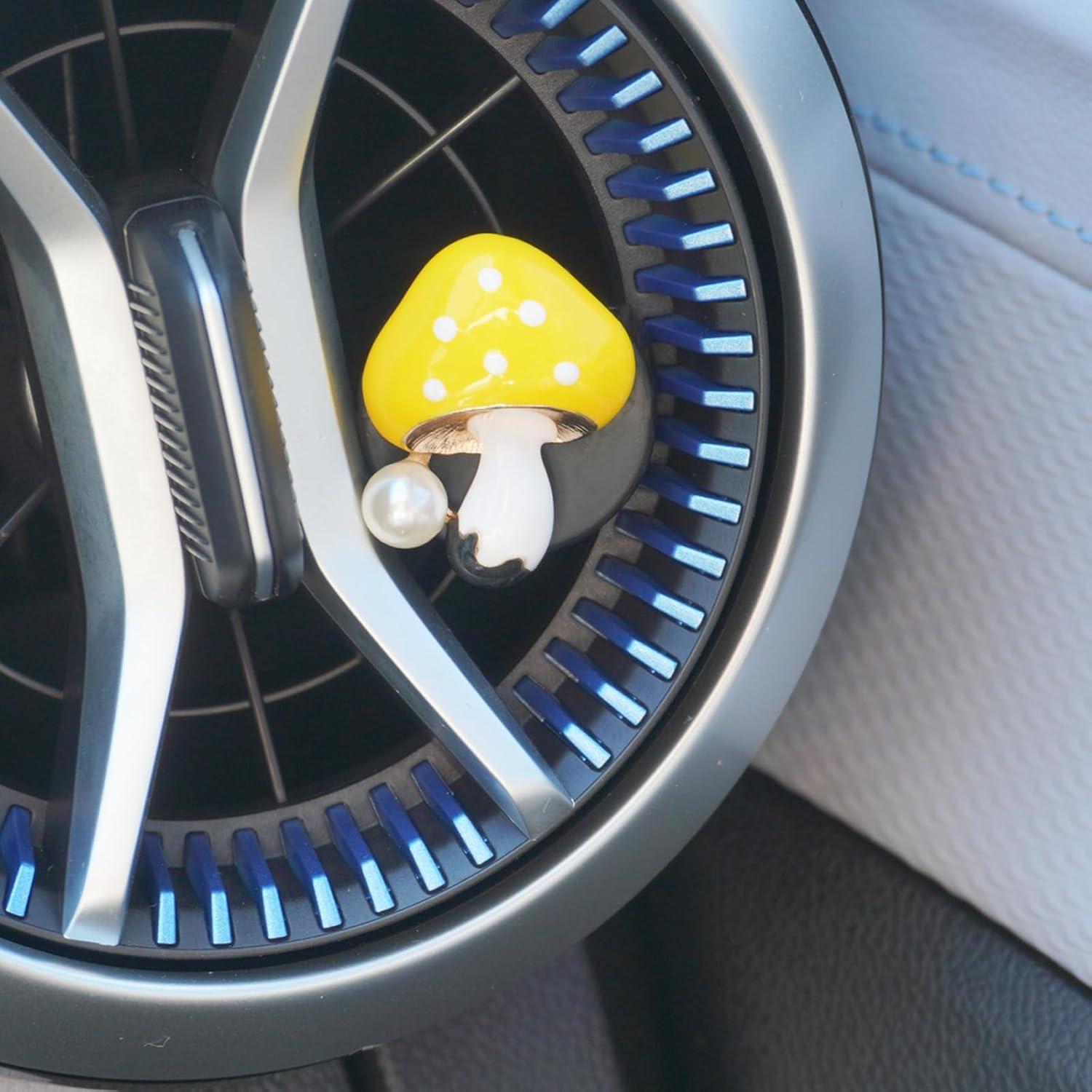 Ambientador de Aire para Auto XPMY Hongo Limón Clips Ventilación