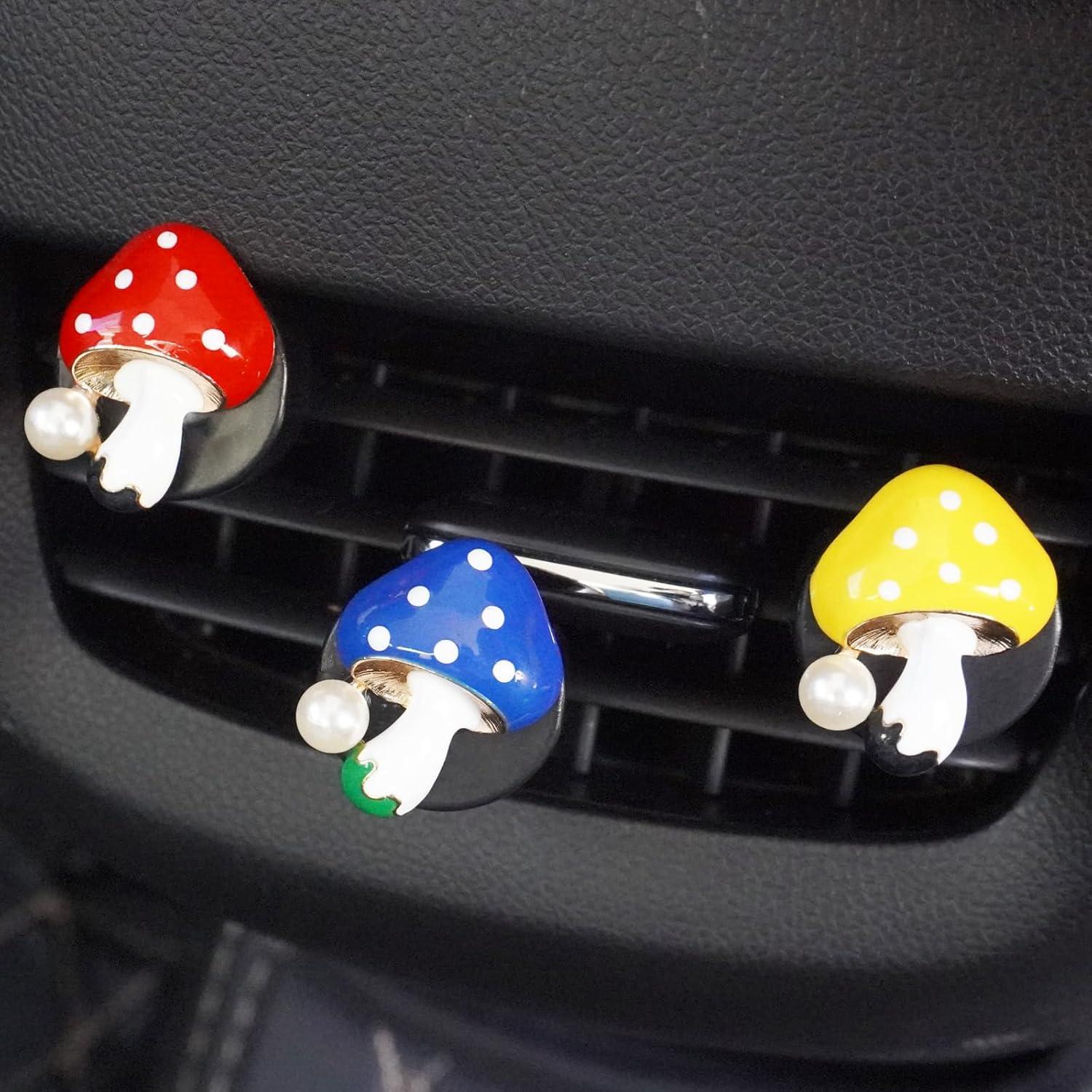 Ambientador de Aire para Auto XPMY Hongo Limón Clips Ventilación