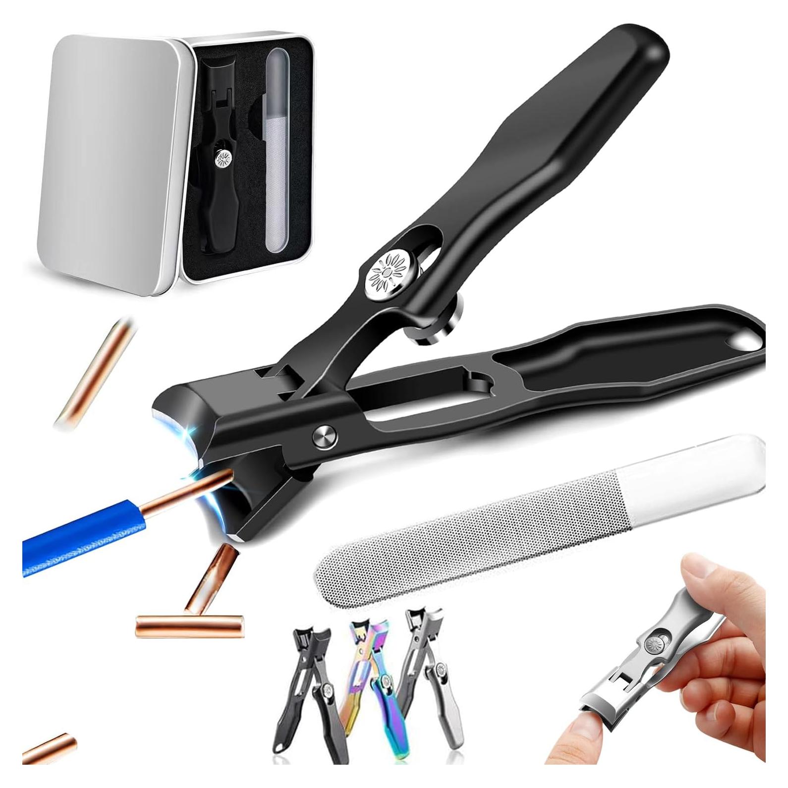 Cortauñas Alemanes Ultra Afilados Hoiuter 2025 para Uñas Gruesas