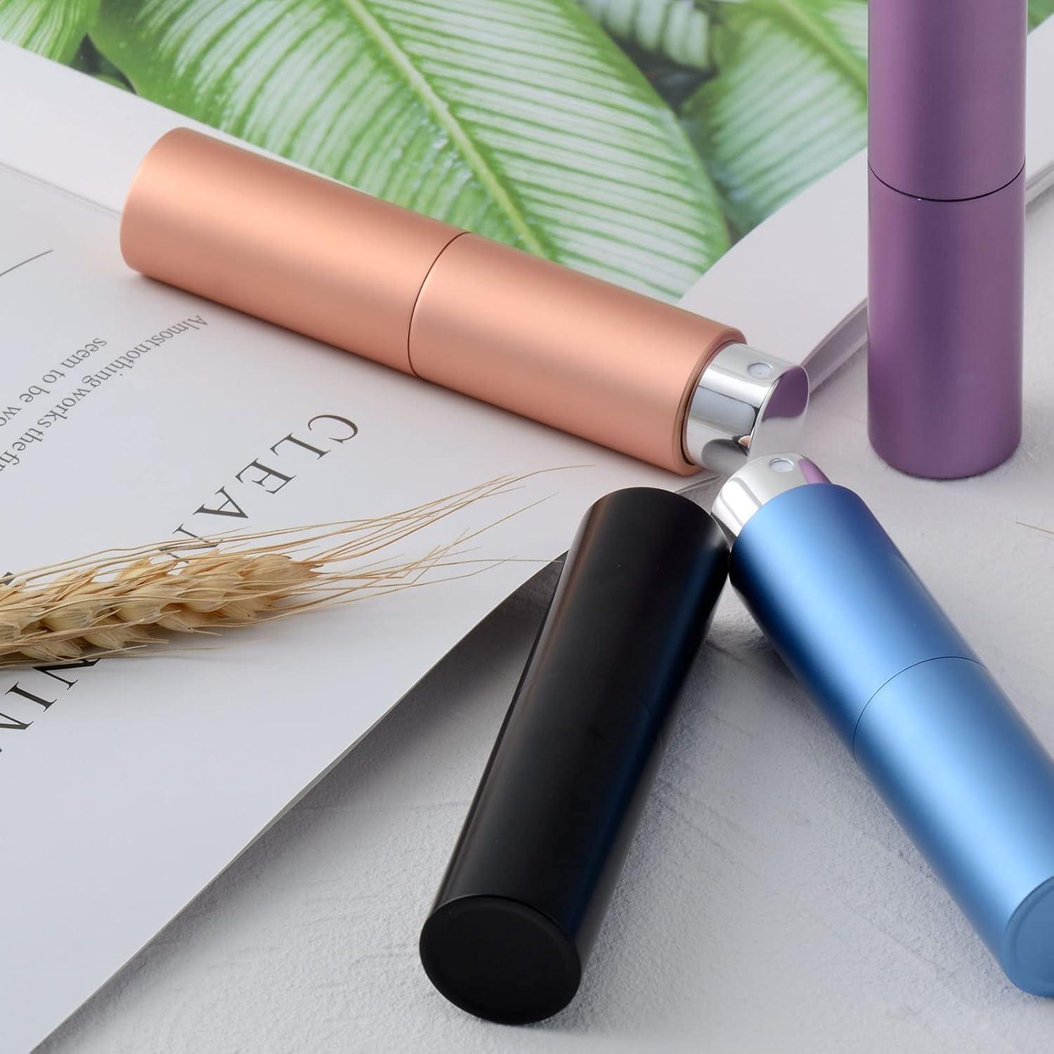 Atomizador de Perfume Portátil Lil Ray 8ml - 2 Piezas Negro y Azul