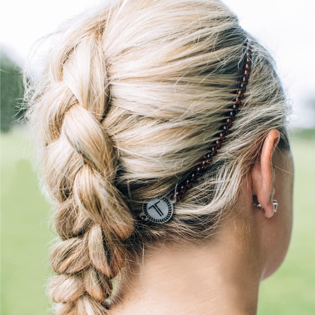 Diadema Espiral TELETIES Transparente - Fuerte Agarres y Antideslizante