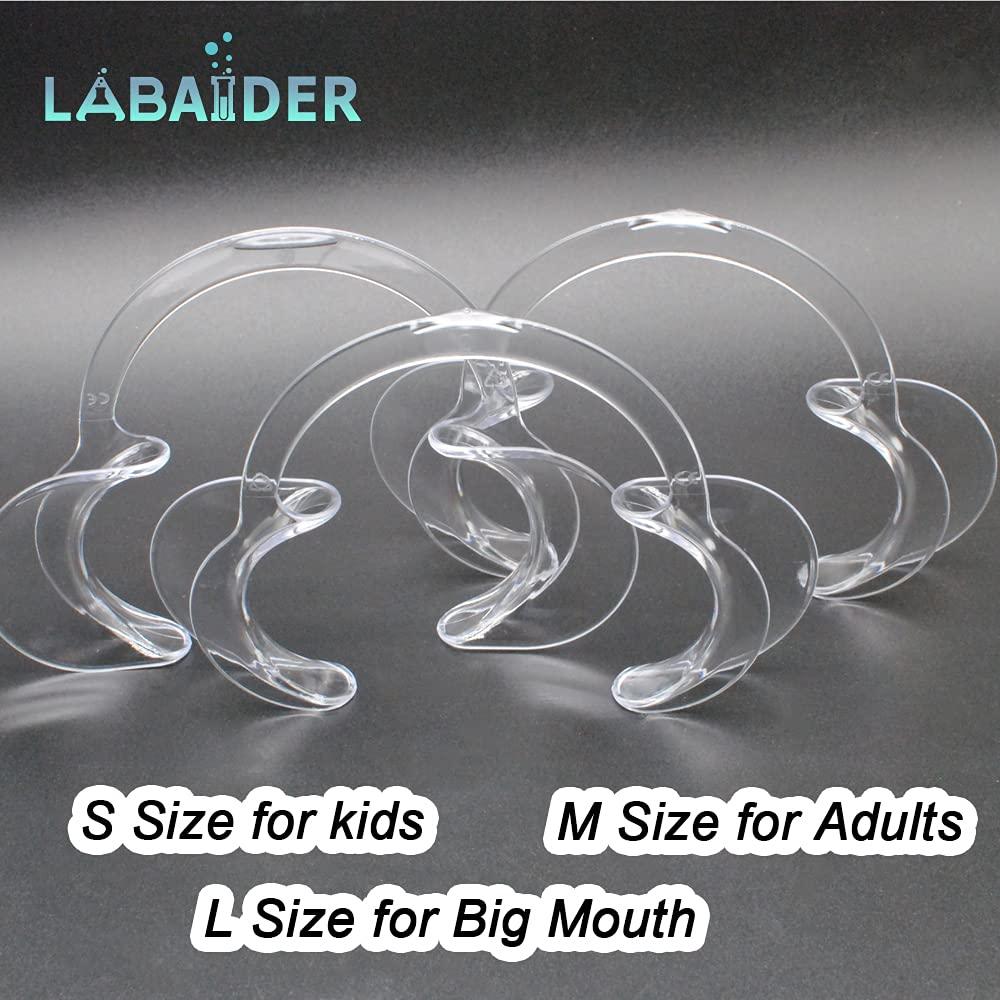 Retractor Dental de Mejillas LabAider, Paquete de 9 Piezas