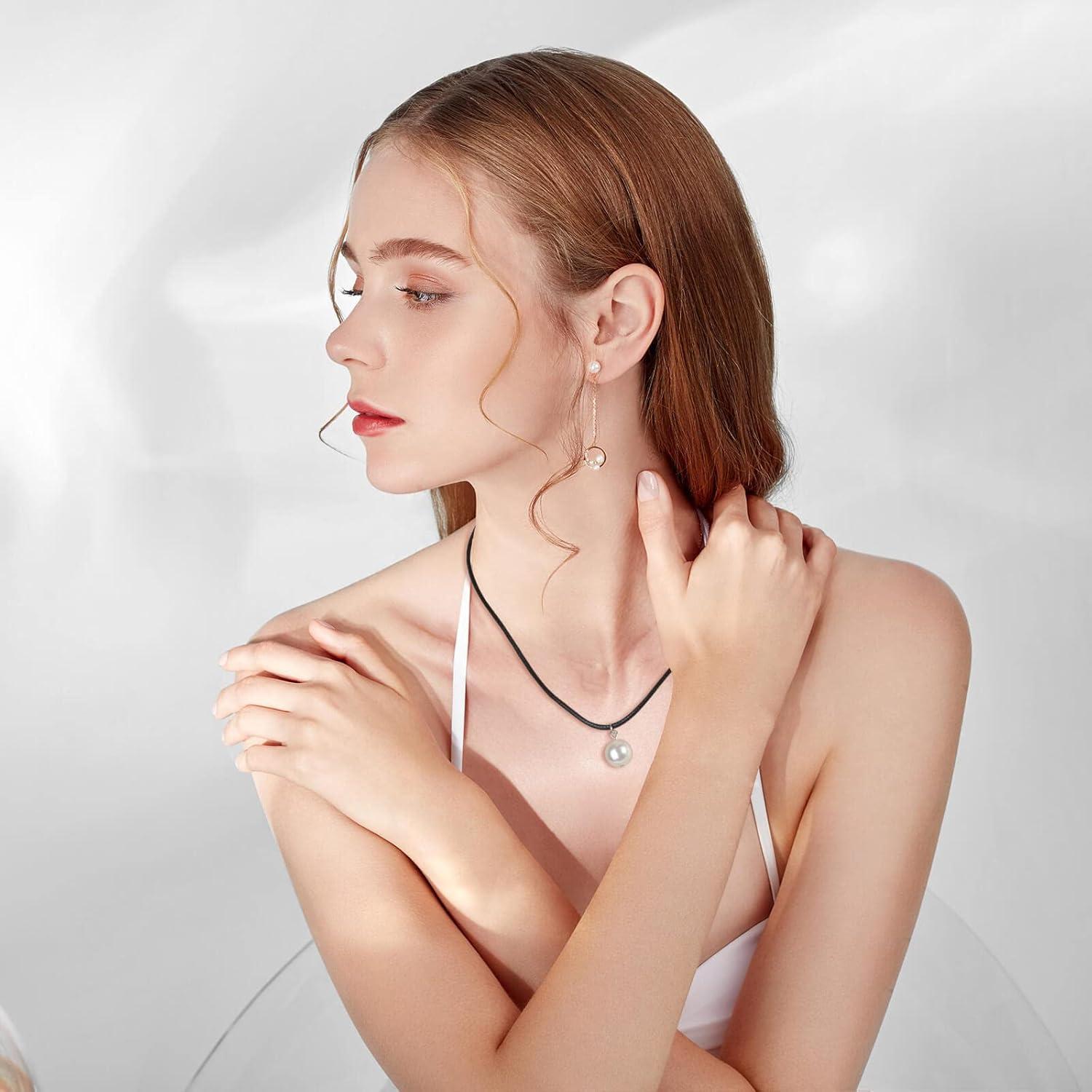 Cordones de Seda Satinada Selizo 50Pcs 2mm 45.72cm Negro