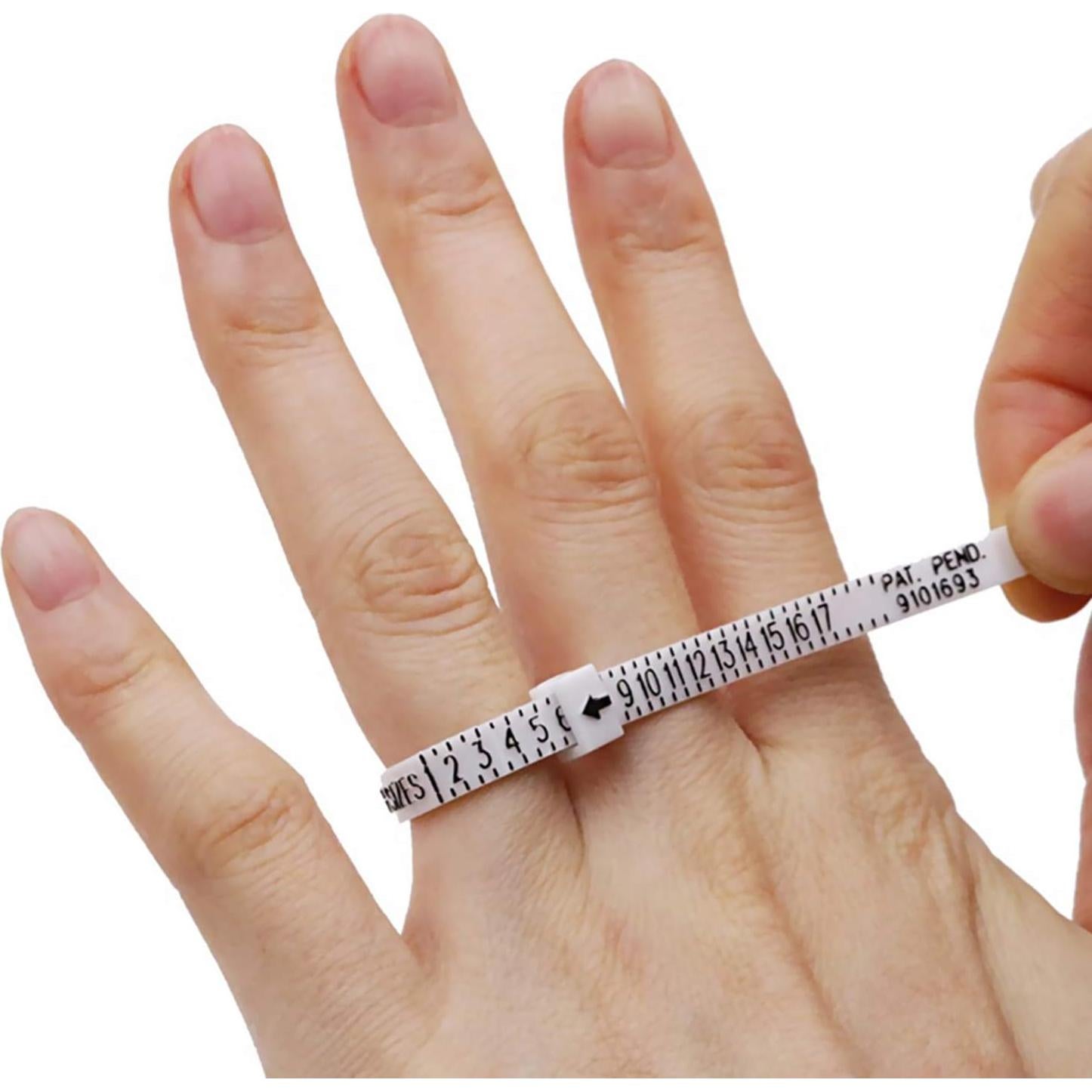 Kit Medidor de Tallas de Anillos CDBOVID - 27 Tallas Ajustables