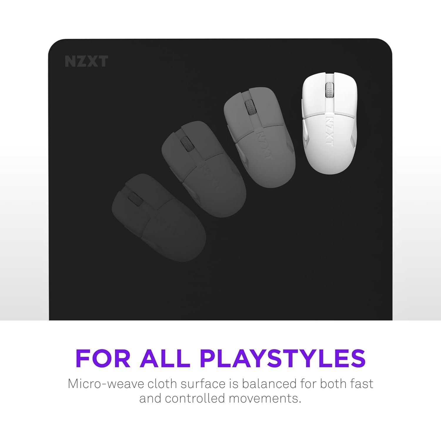 Alfombrilla de Ratón Grande NZXT Zone - Superficie Micro-Weave