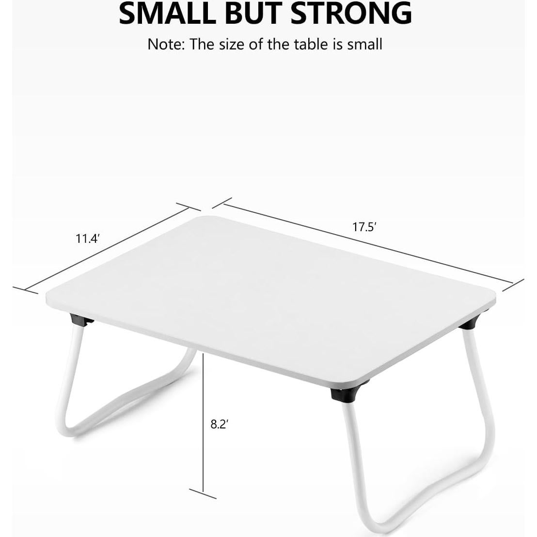 Escritorio Plegable para Laptop ZEAPTAC Blanco 29x44.5 cm