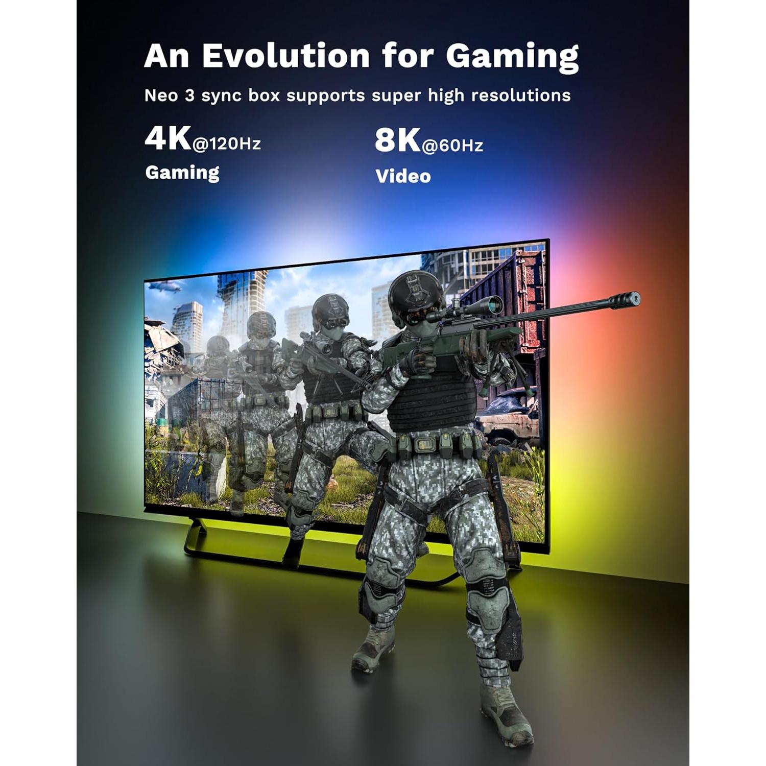 Kit de Retroiluminación Lytmi Fantasy 3 para TV 55-60" 8K RGB