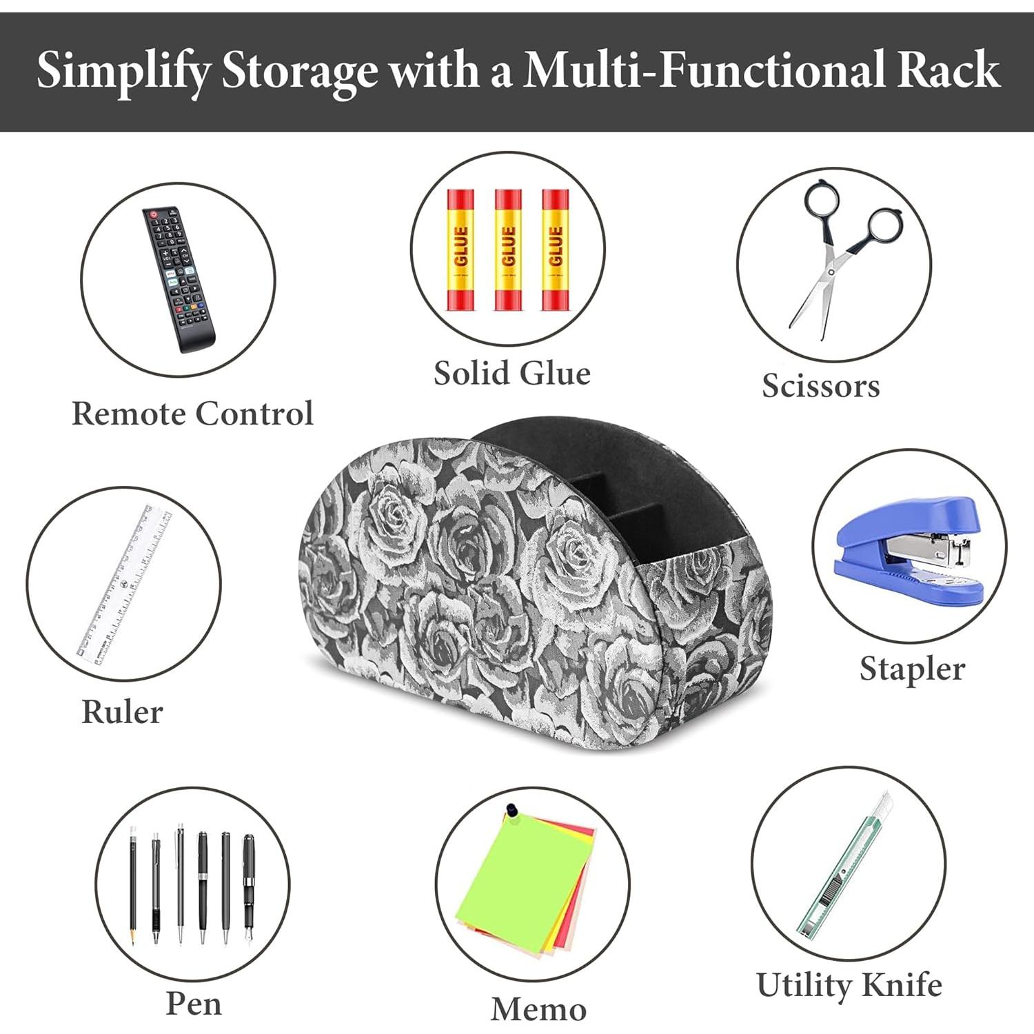 Soporte Organizador de Control Remoto QIELIZI 5 Compartimentos