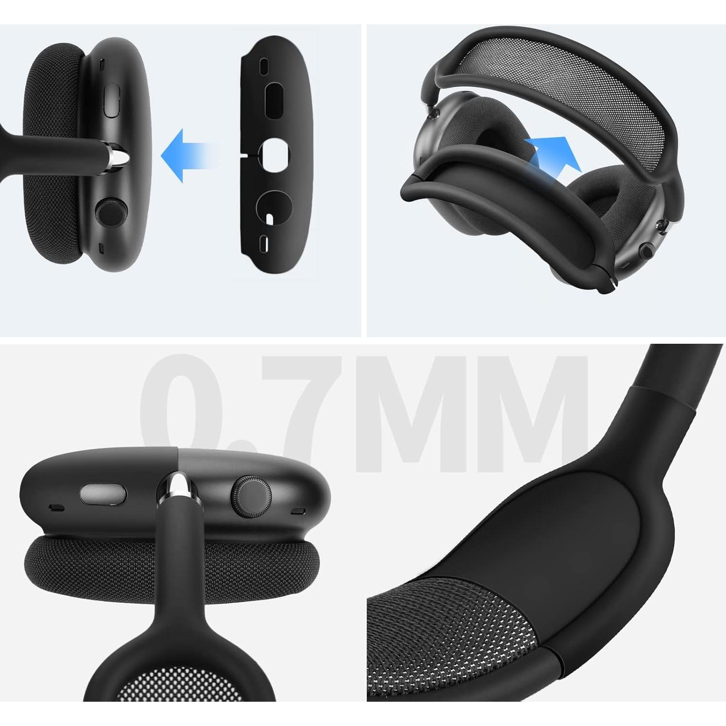 Funda Inteligente Yinke para AirPods Max con Cubiertas de Silicona