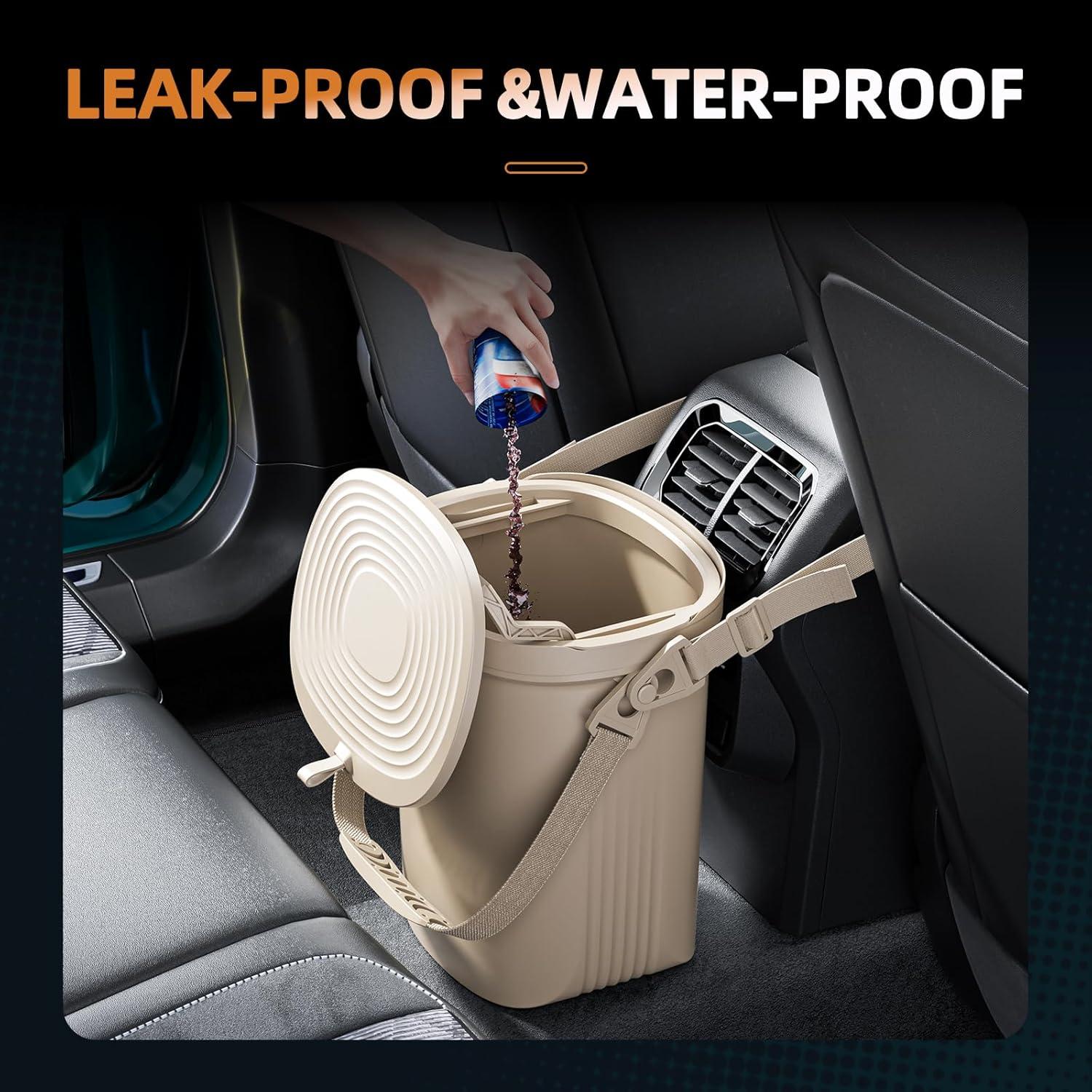 Basurero de Auto Surume 2 Galones Silicona Impermeable