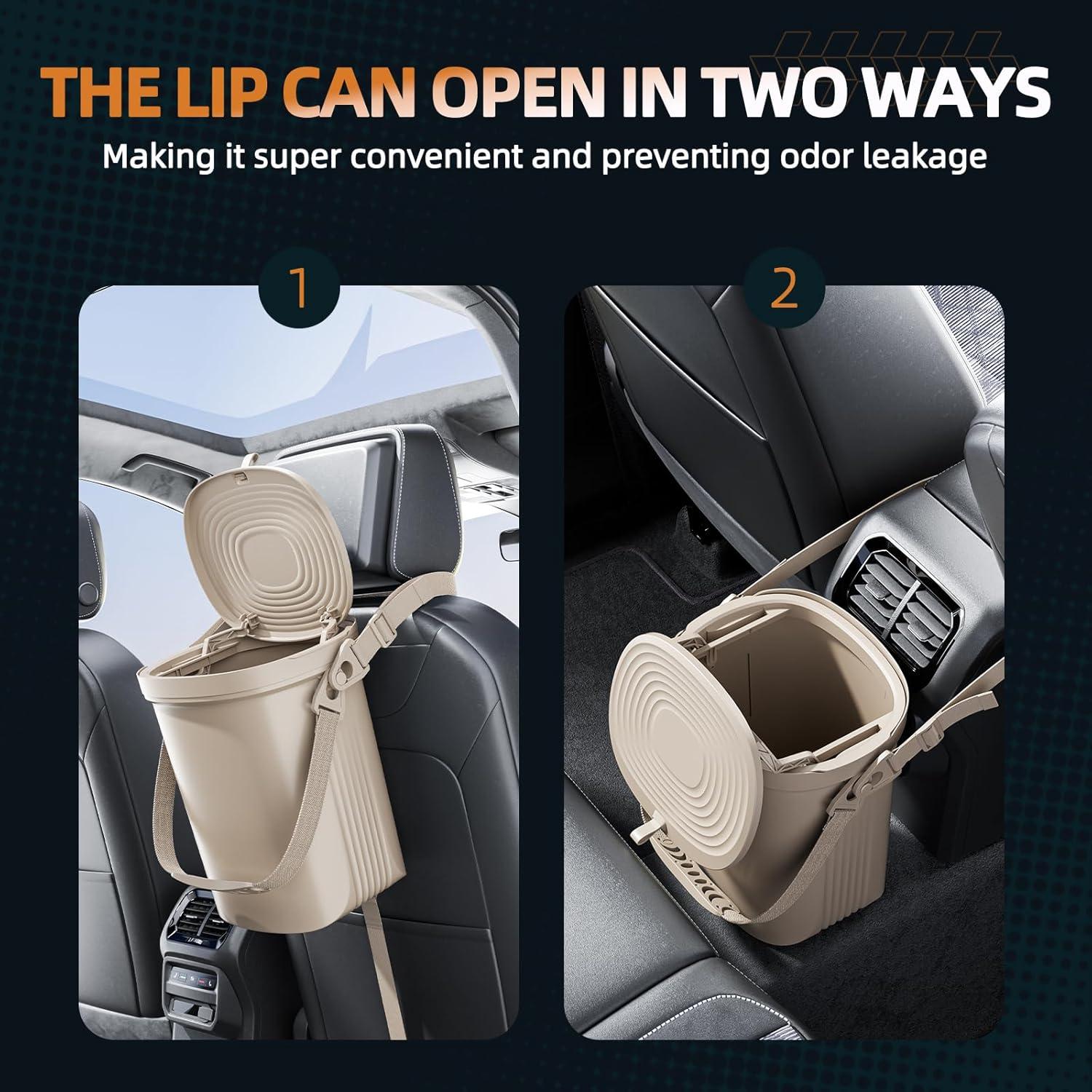 Basurero de Auto Surume 2 Galones Silicona Impermeable