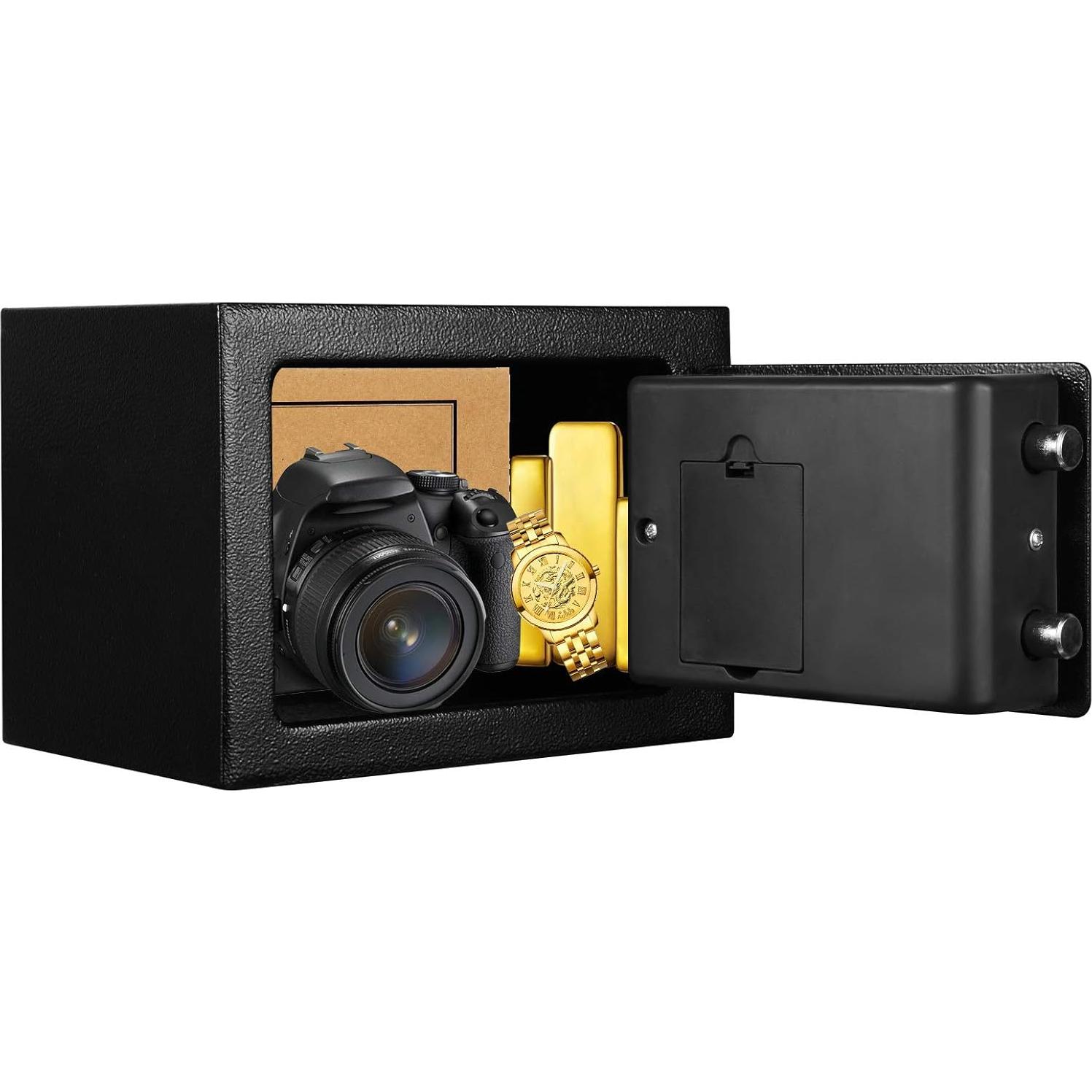 Caja Fuerte Tenamic Electrónica 0.23 Pies Cúbicos Negra