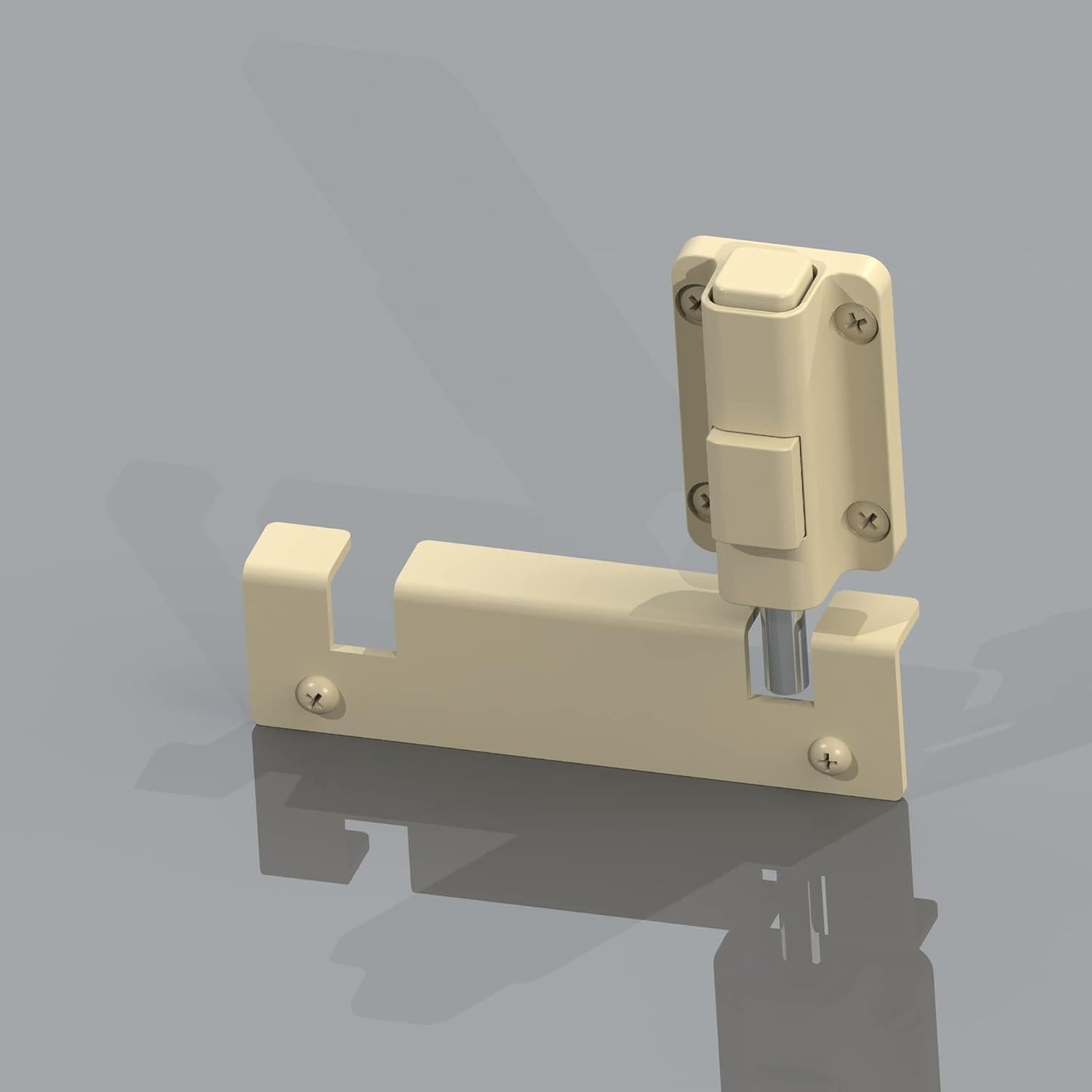 Cerradura de Puerta Deslizante House Guard Beige 100,000 Ciclos