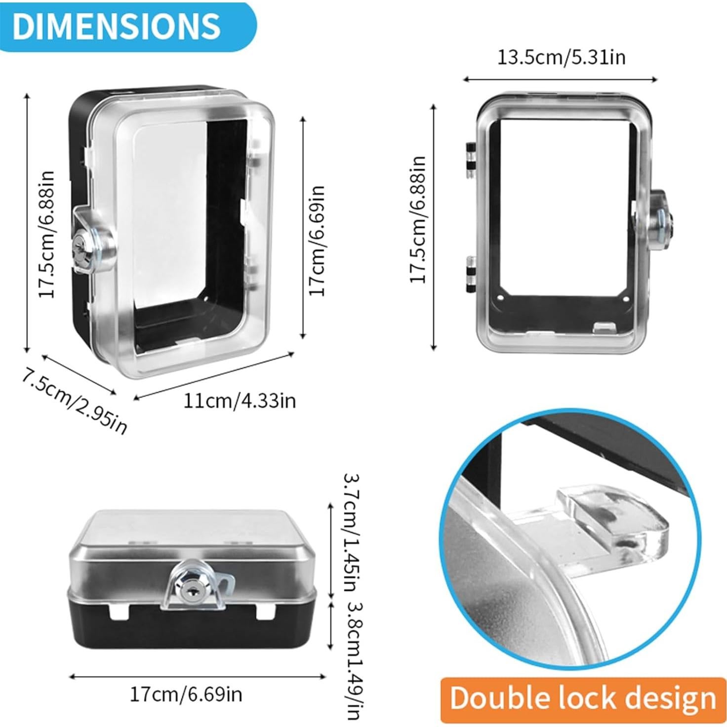 Caja de Bloqueo de Enchufe de Seguridad Universal - 1 Paquete