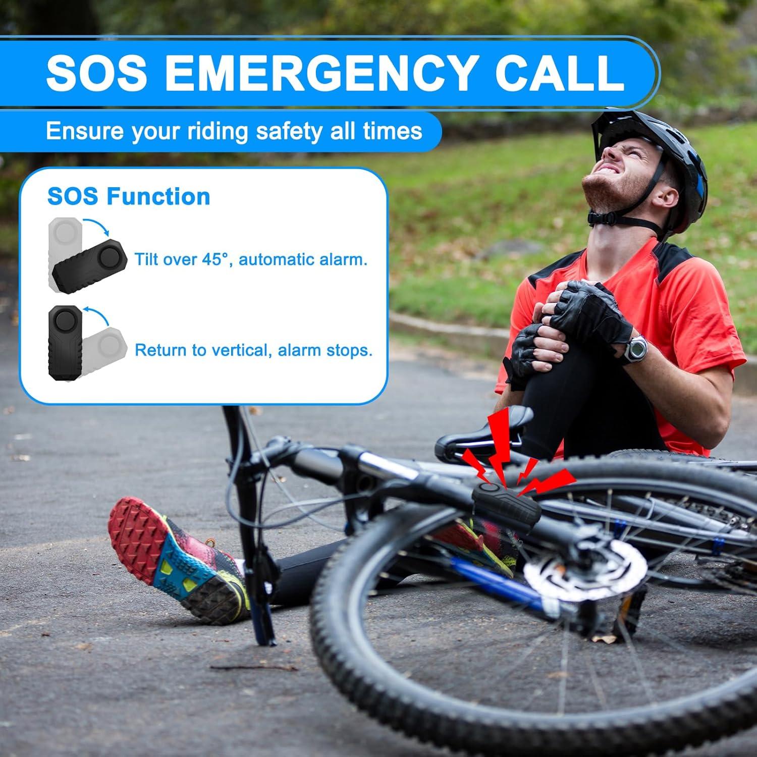 Alarma Antirrobo Cruxer para Bicicleta y Motocicleta 110dB