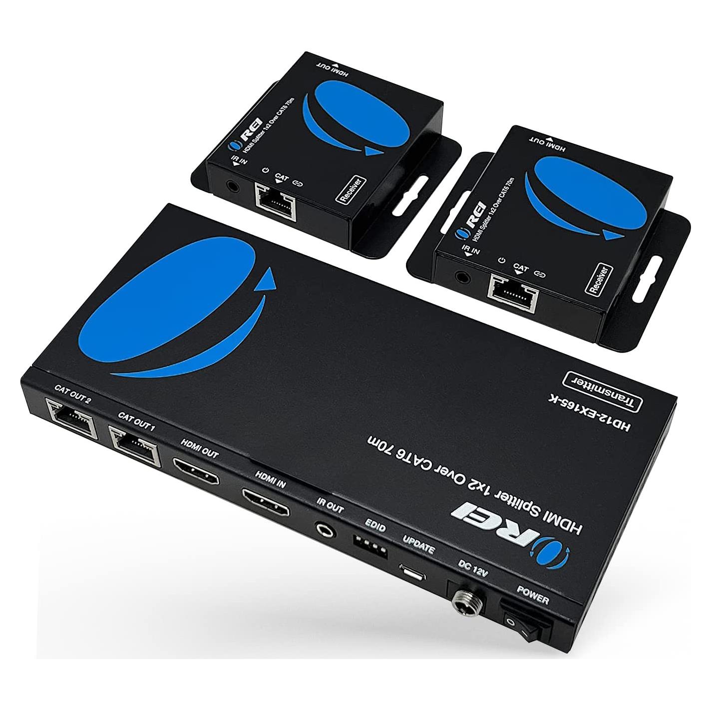 Divisor HDMI 1x2 OREI HD12-EX165-K 4K@30Hz hasta 50m