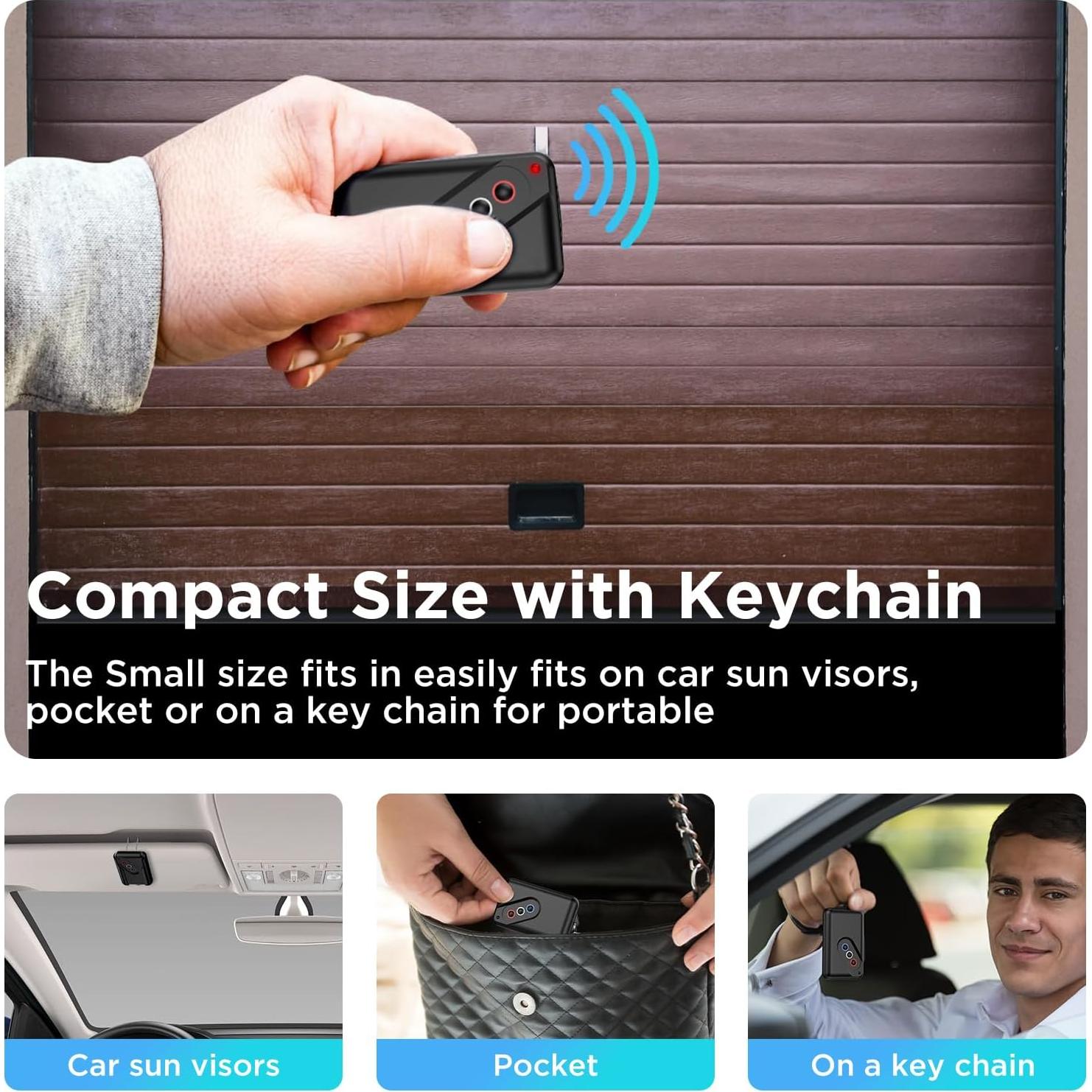 Transmisor remoto de puerta de garaje Oraneyun GD303 303/390MHz