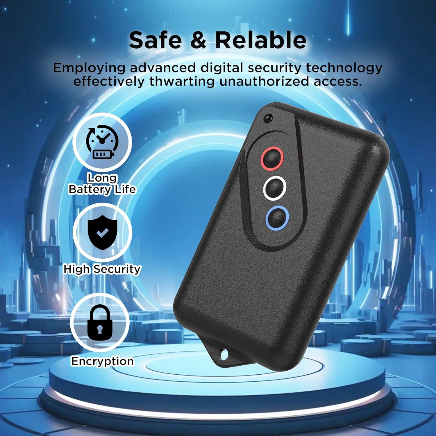 Transmisor remoto de puerta de garaje Oraneyun GD303 303/390MHz