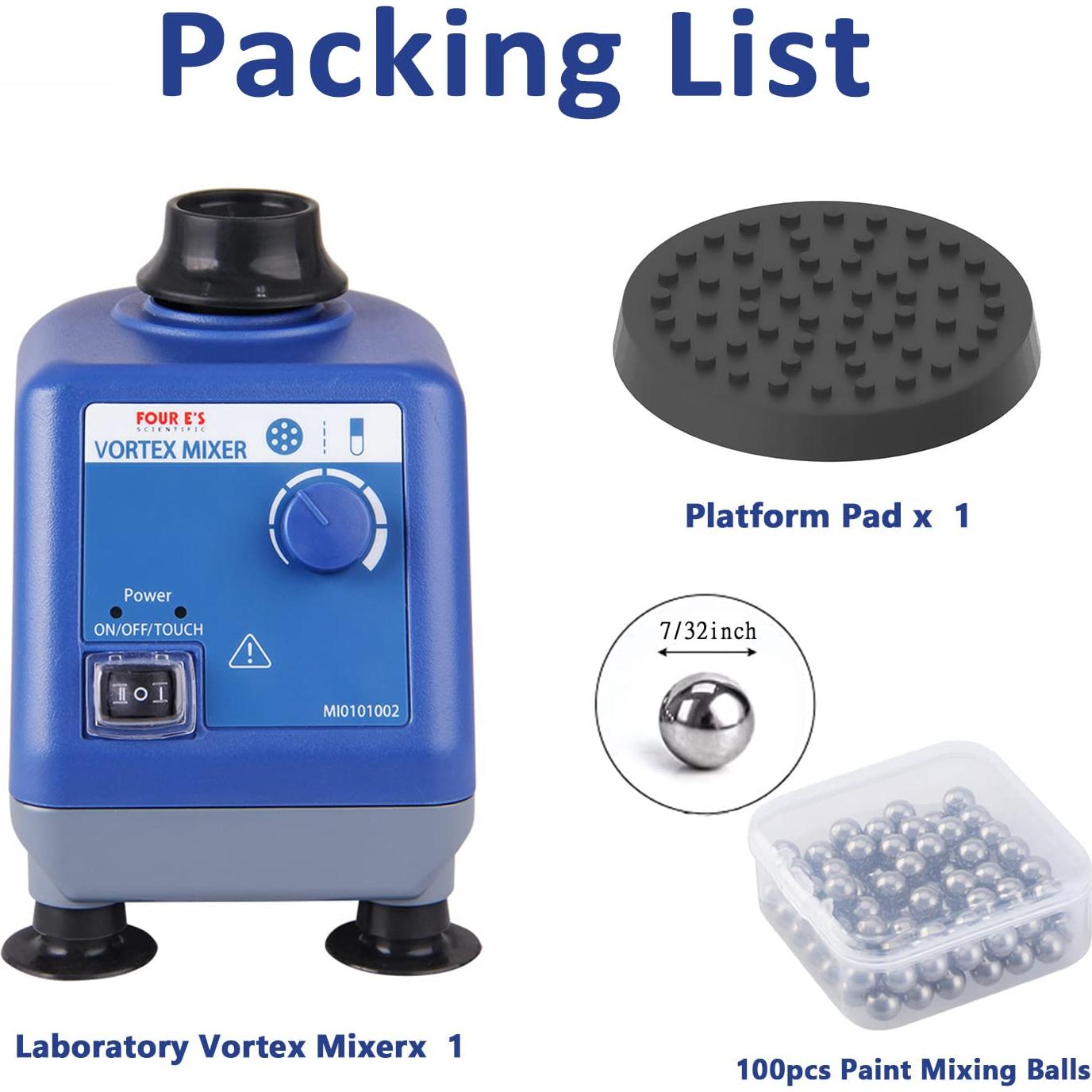 Mezclador Vortex de Laboratorio FOUR E'S SCIENTIFIC 0-3000rpm