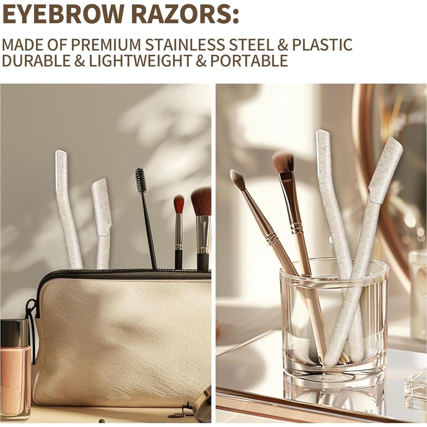 Paquete de 6 cuchillas dermaplaning Derloyo para cejas