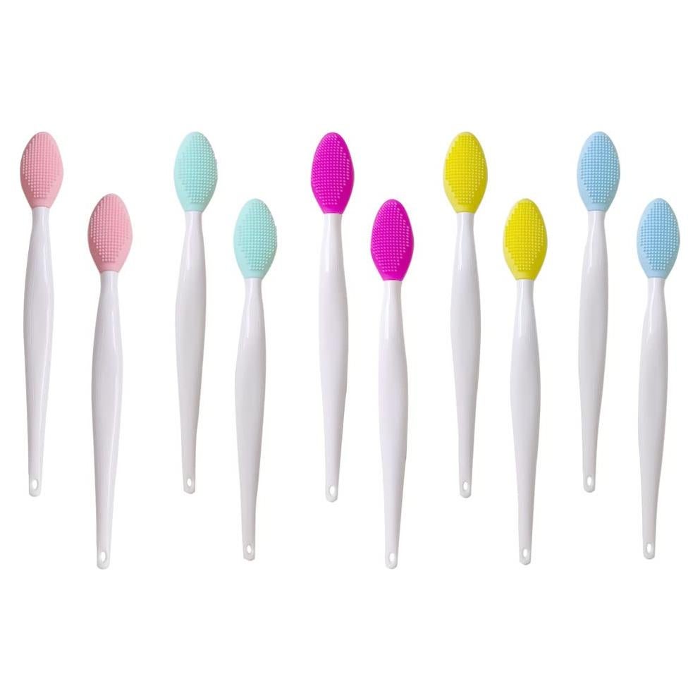 10 Piezas Cepillo Exfoliante de Silicona para Labios ZYYC