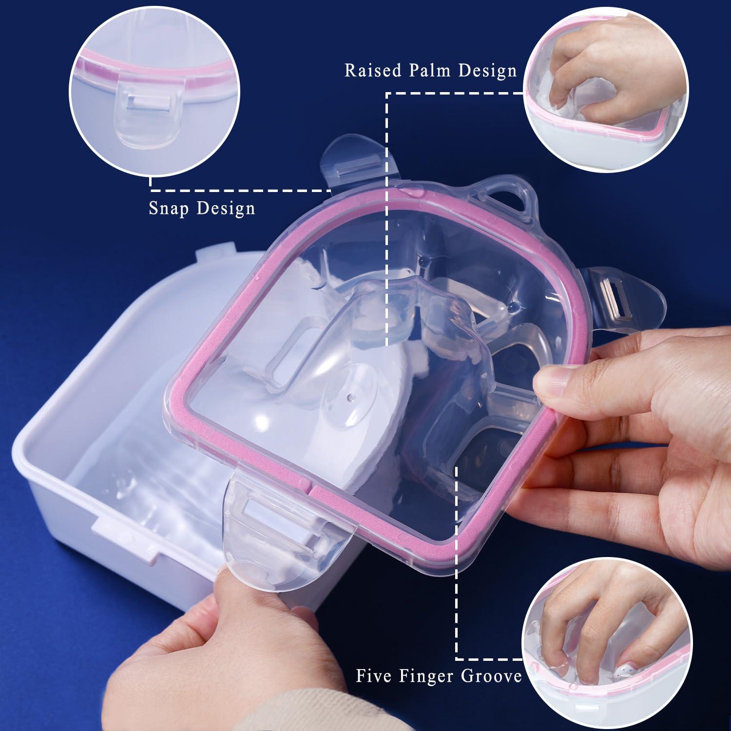 Kit de Manicura IKOCO con Tazón para Remojar Uñas Rosa