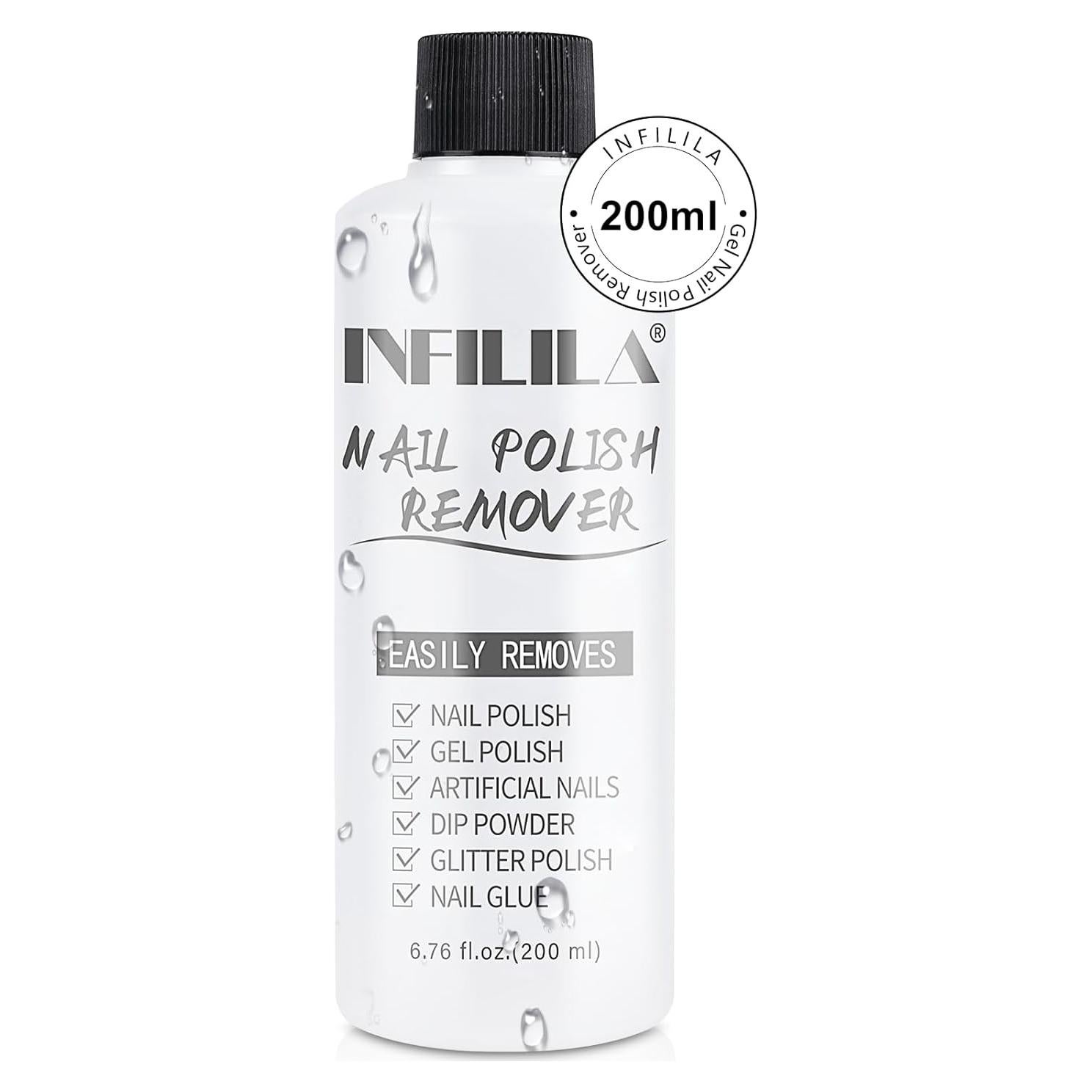 Quitaesmalte No Tóxico NXJ INFILILA 200 ml Sin Acetona